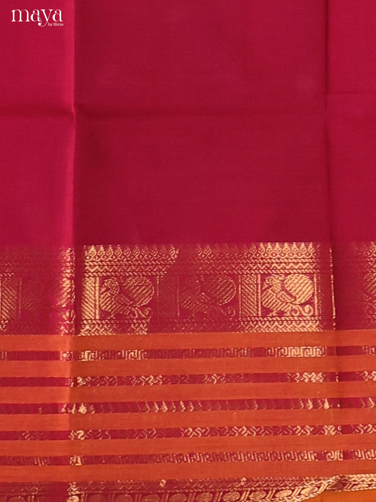 Red & Yellow - chettinad top & dupatta combo - Shop on Shrus.com