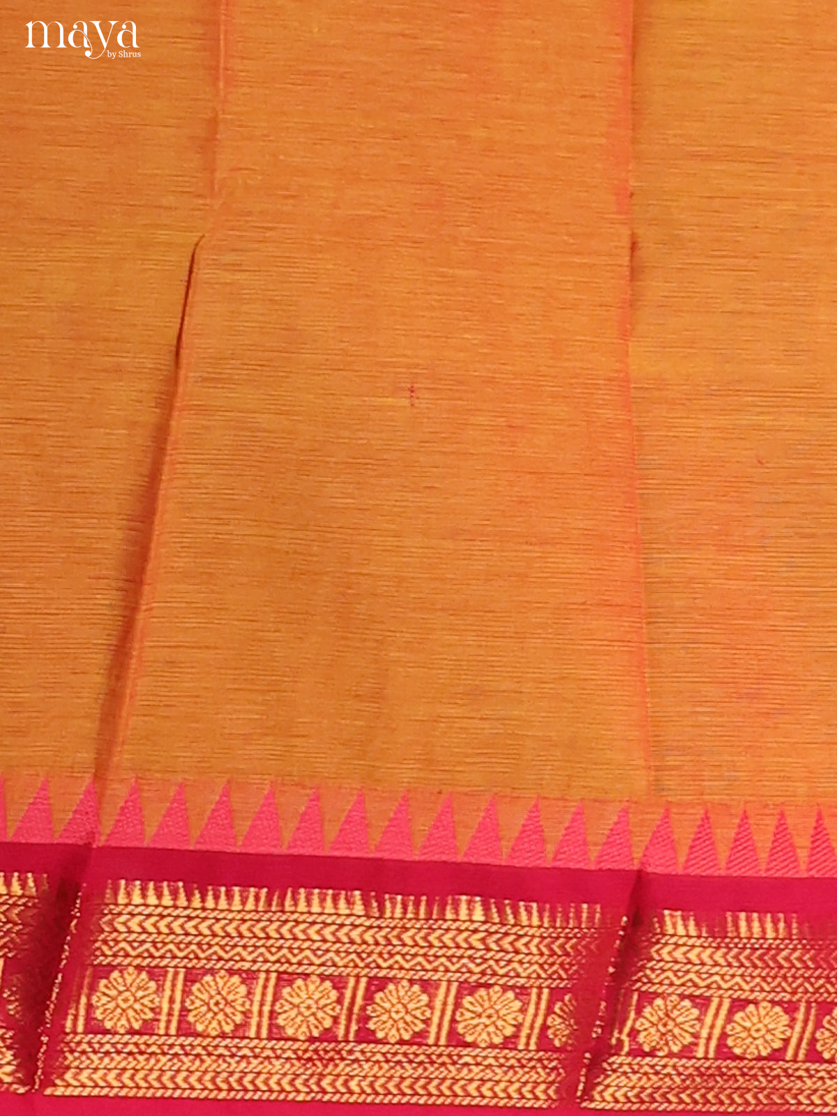 Mustard & Pink- chettinad top & dupatta combo - Shop on Shrus.com