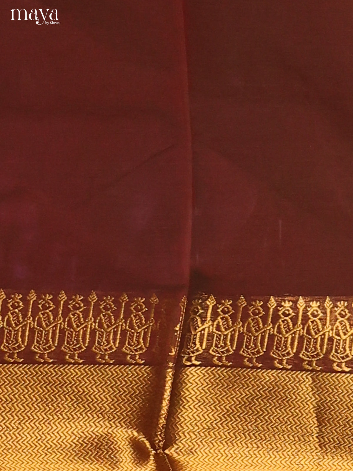Brown - chettinad top & dupatta combo - Shop on Shrus.com