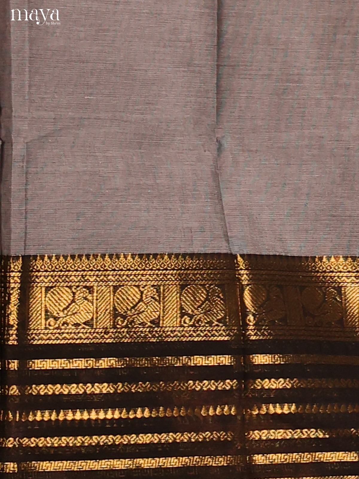 Grey & Black- chettinad top & dupatta combo - Shop on Shrus.com