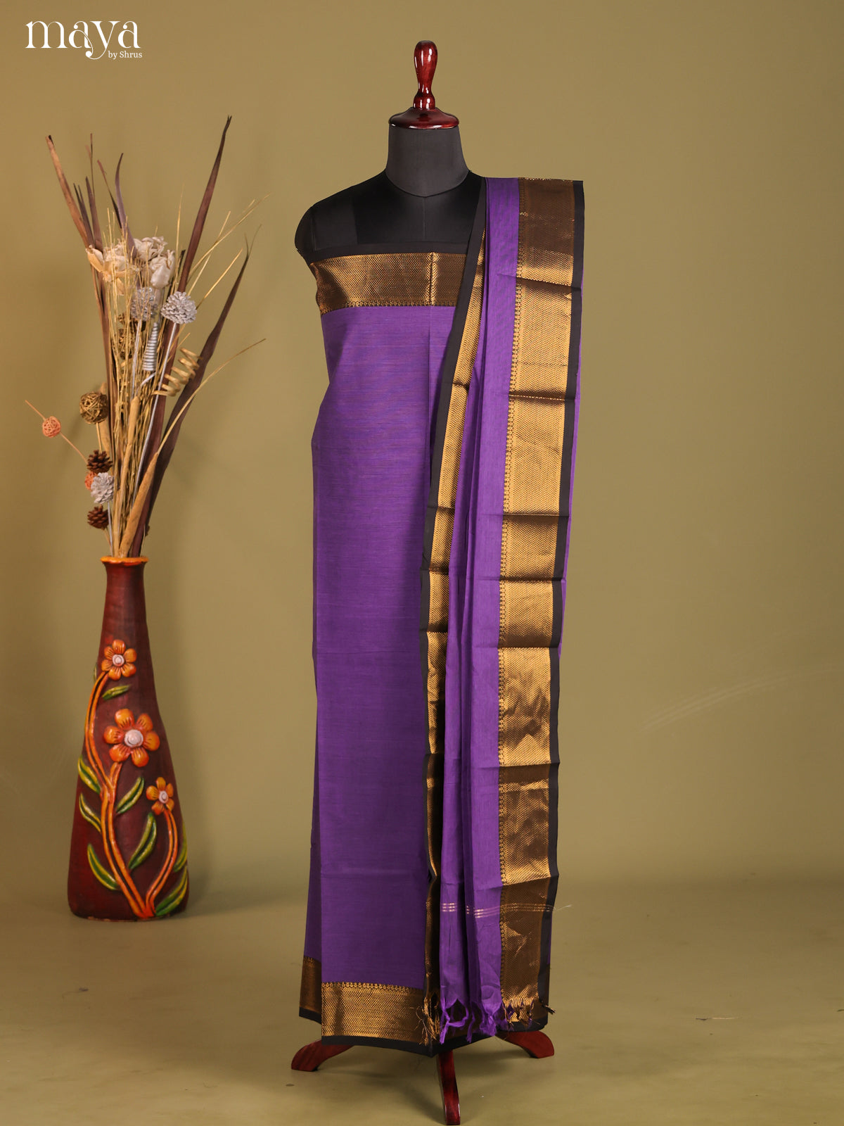 MDF11002 - chettinad top & dupatta combo