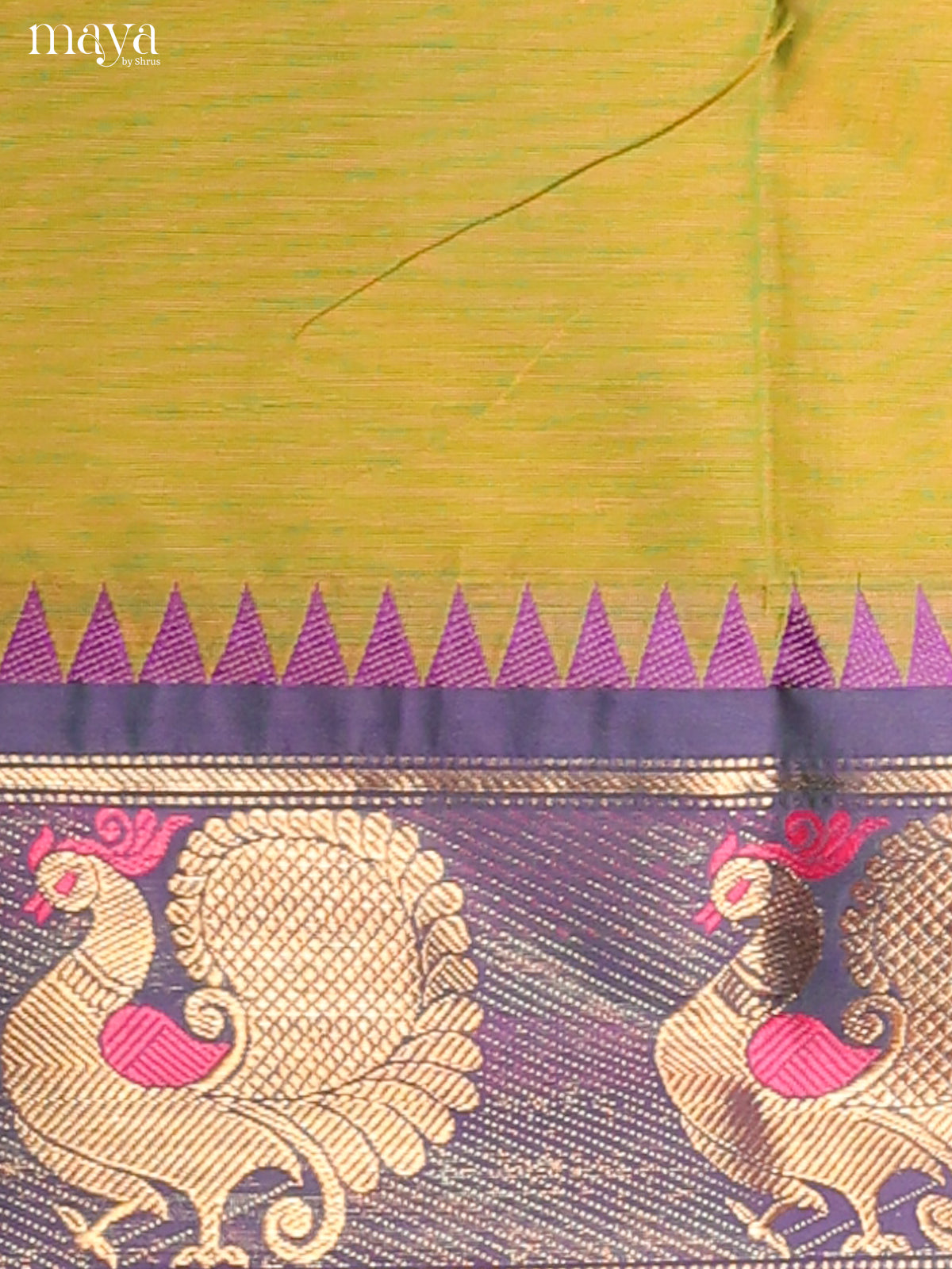Green & Blue - chettinad top & dupatta combo