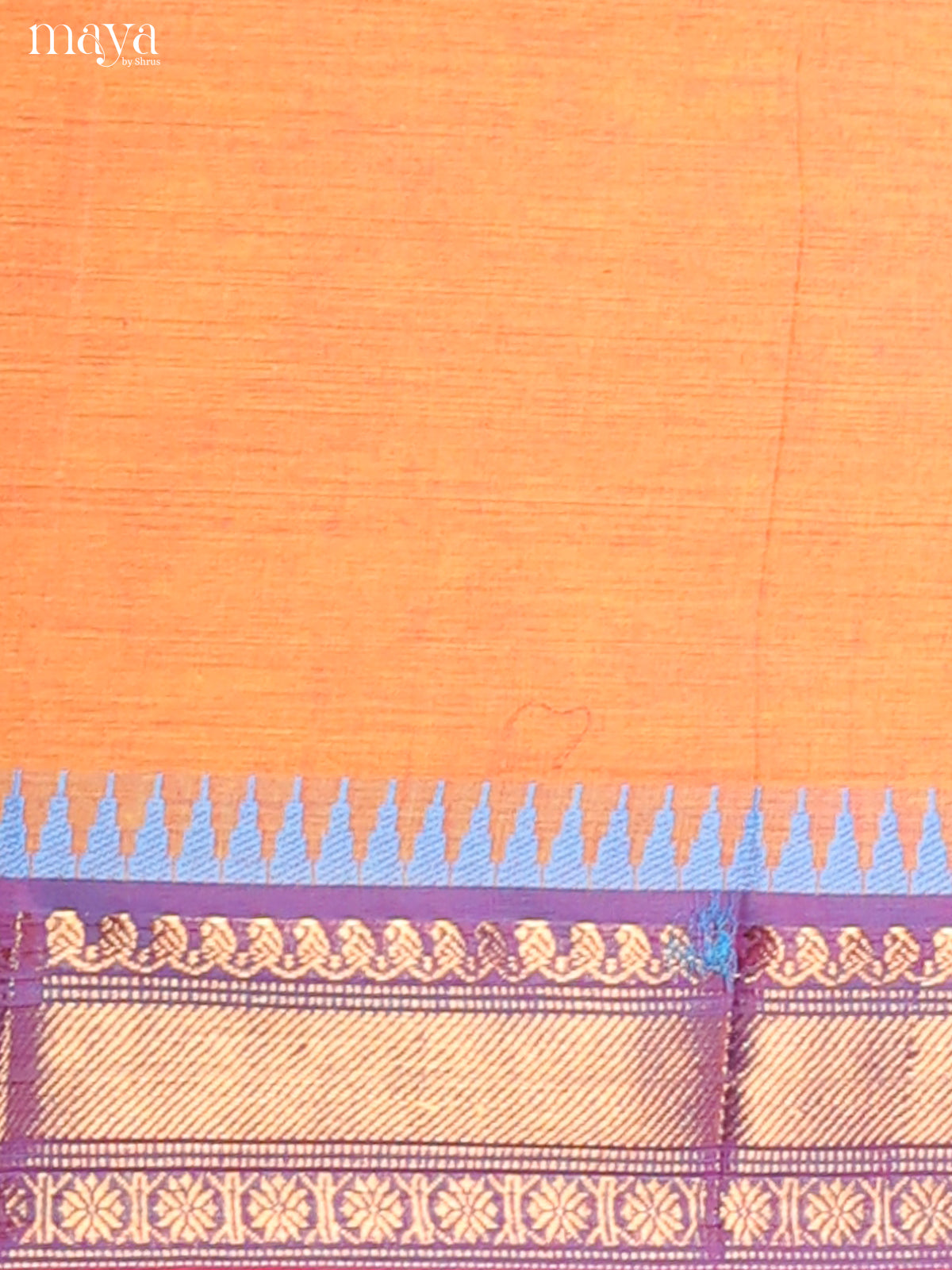 Orange & Pink- chettinad top & dupatta combo