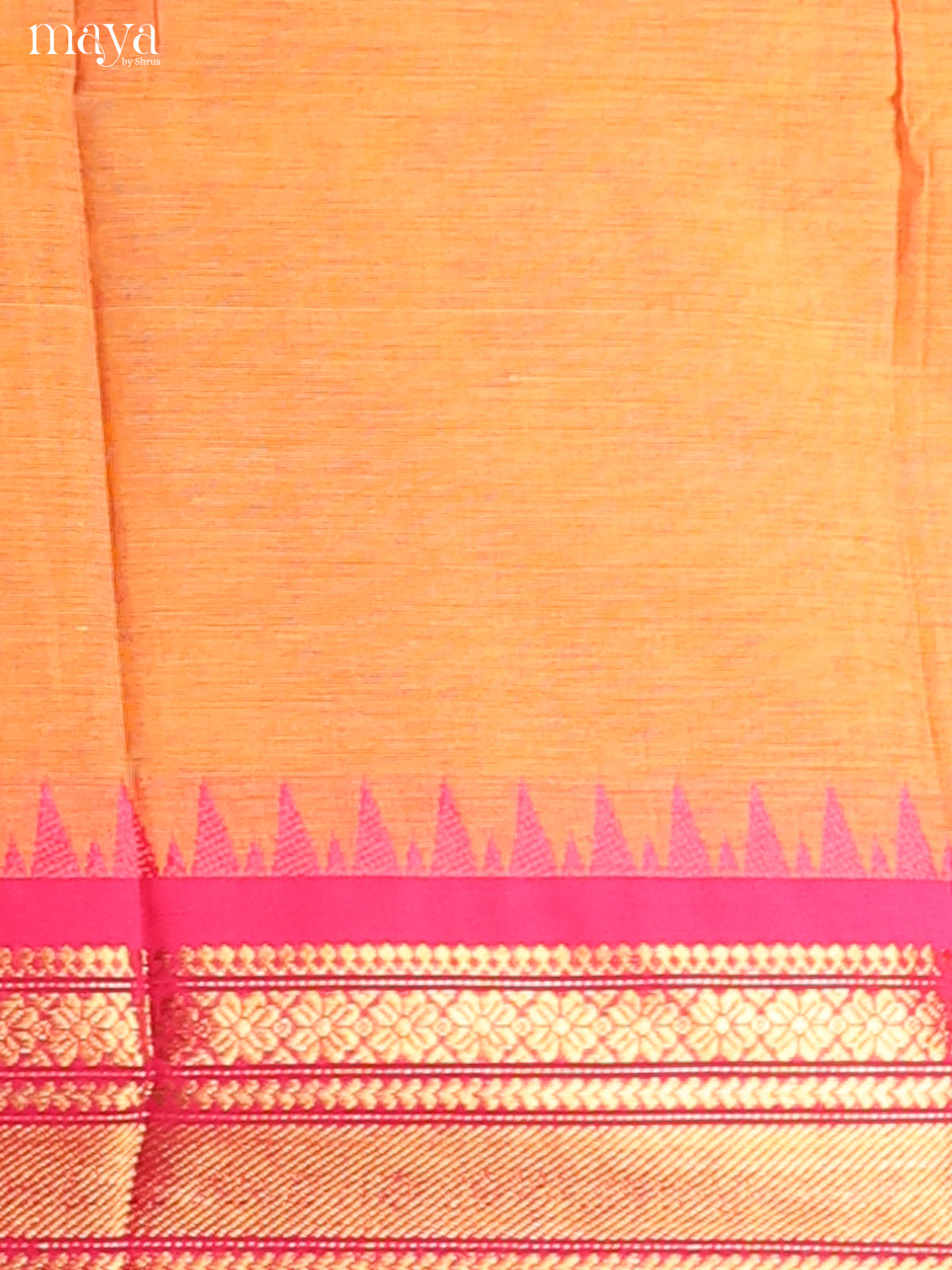 Orange & Pink- chettinad top & dupatta combo