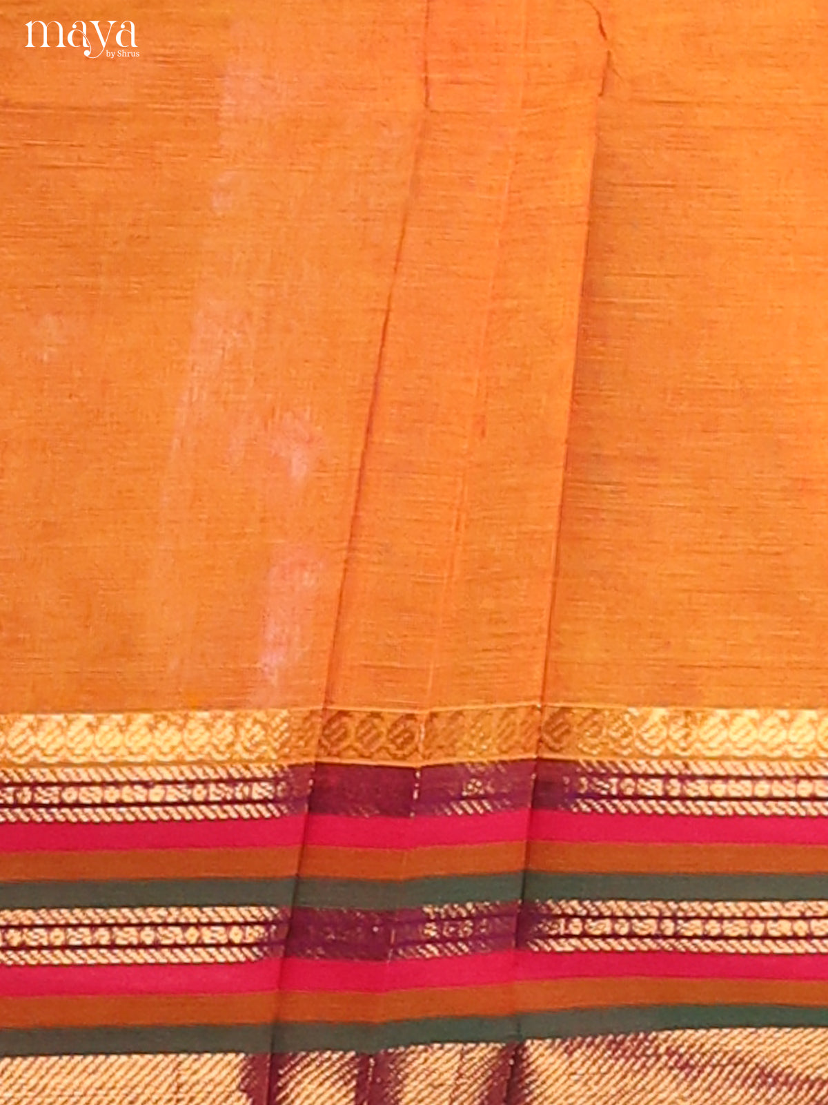 Orange & Purple -chettinad top & dupatta combo