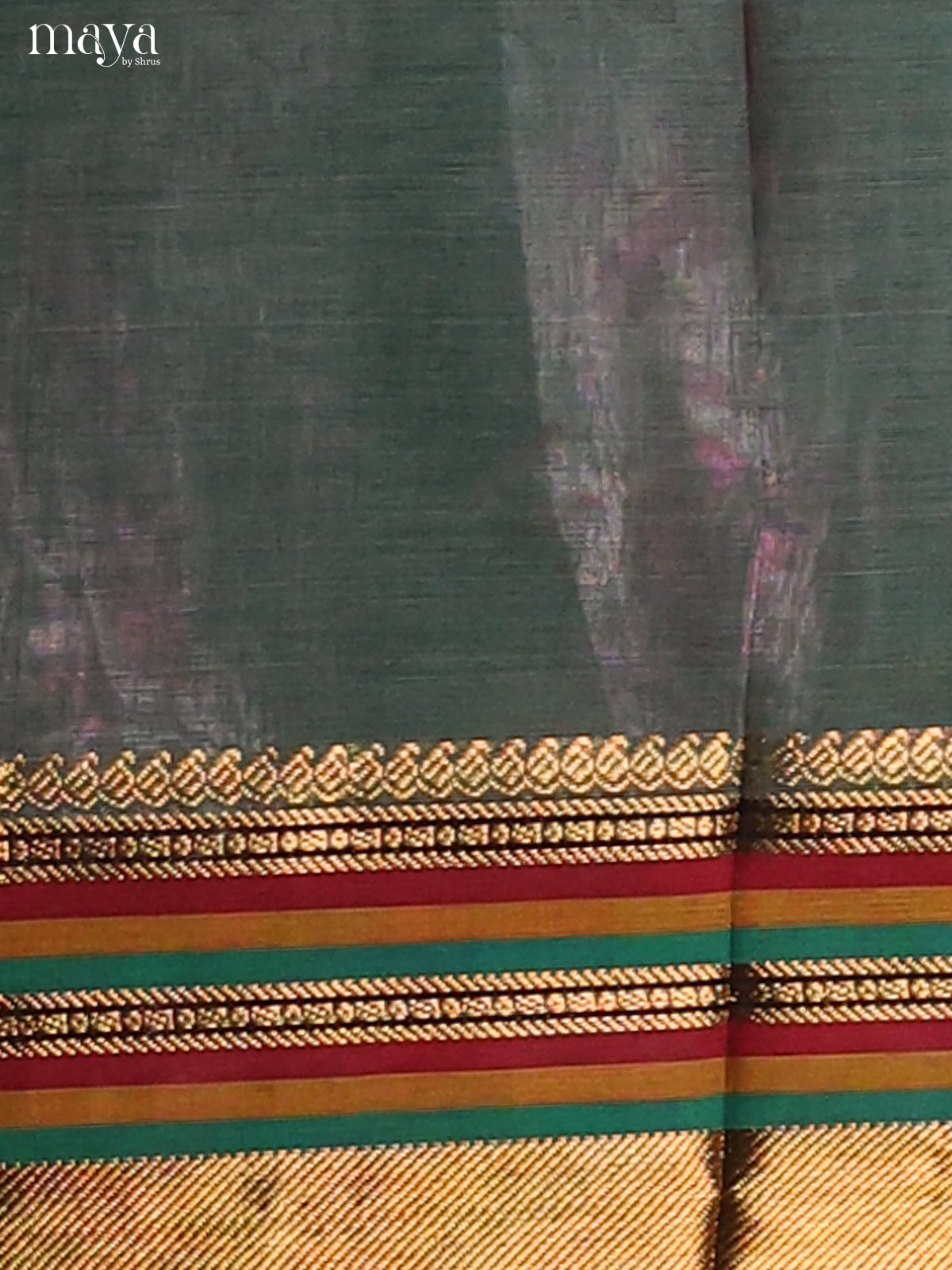MDG25016-chettinad top & dupatta combo