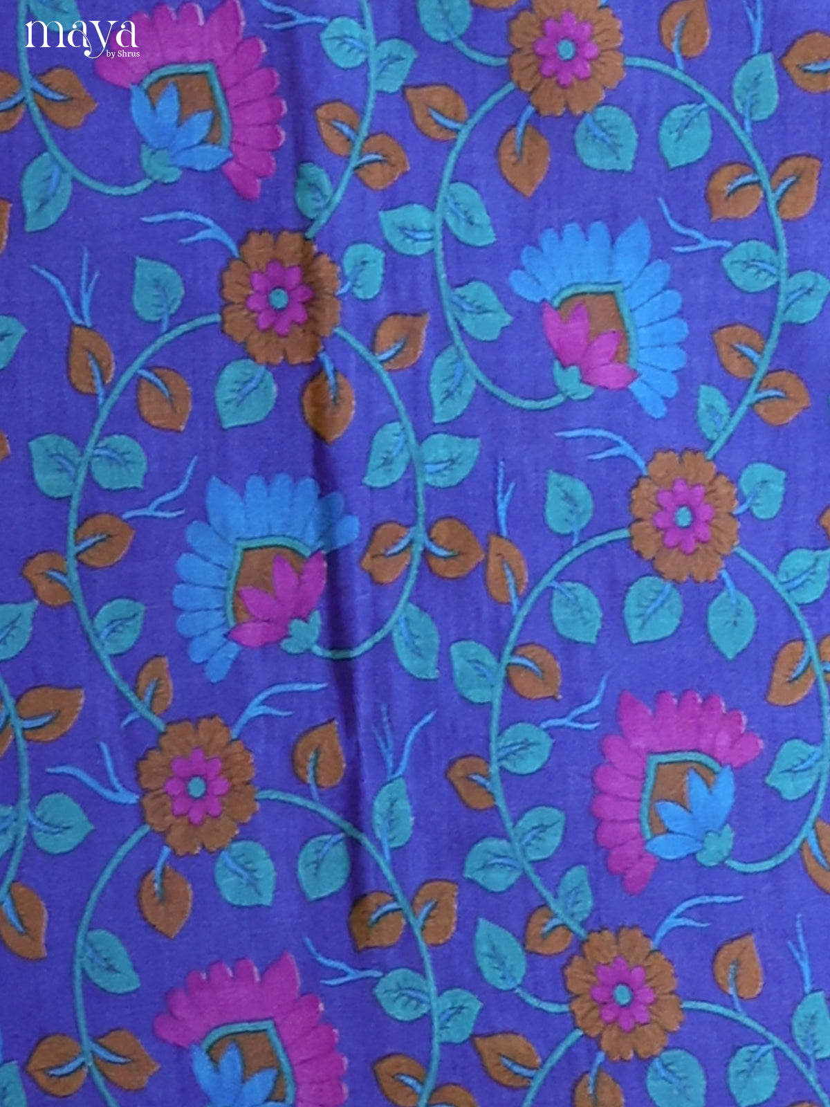 Blue-Semi patola salwar unstitch