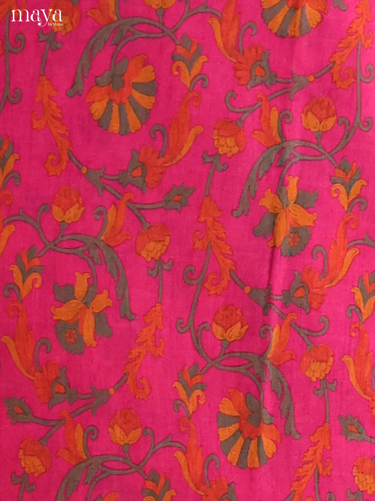 Pink & Purple-Semi patola salwar unstitch