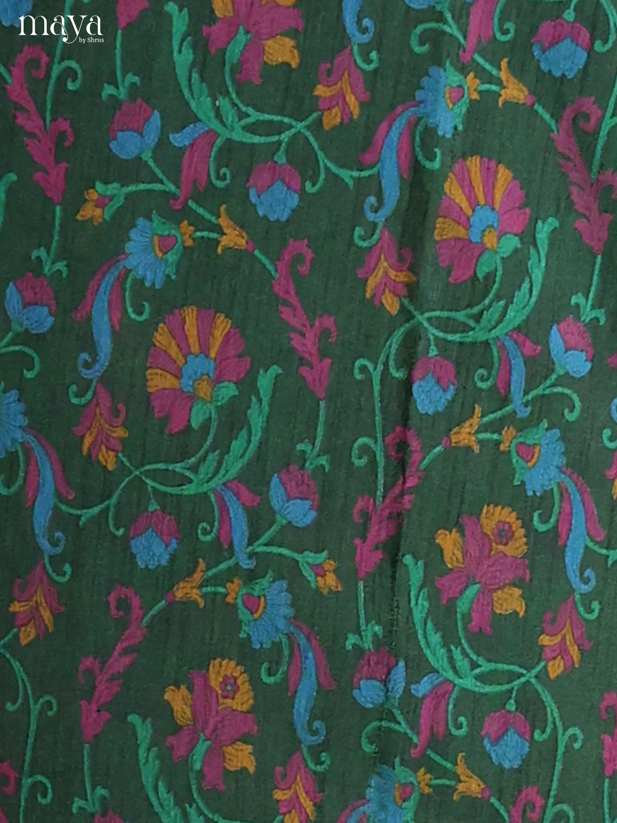 Green & Purple -Semi patola salwar unstitch