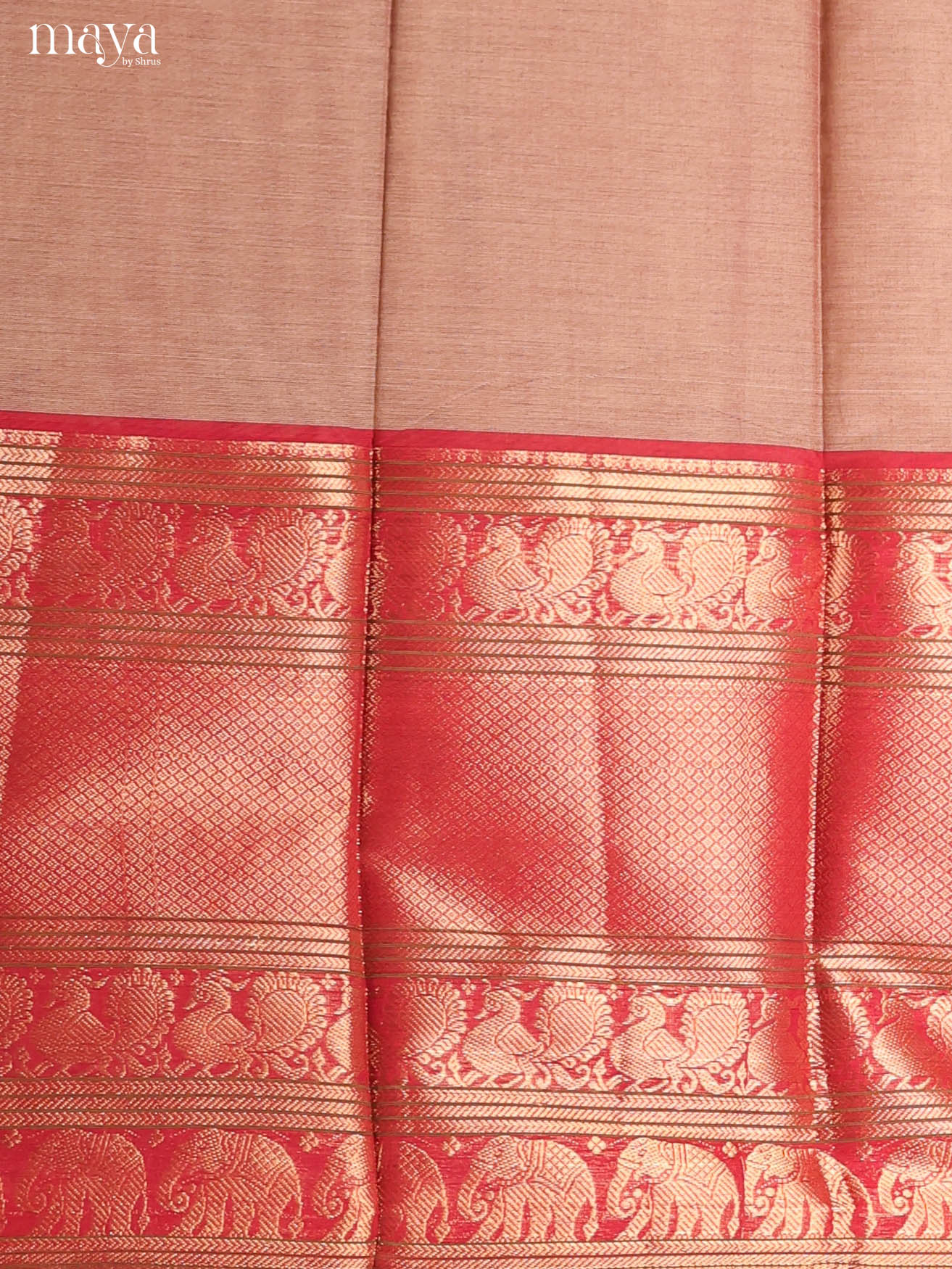 Grey & Red-chettinad top & dupatta combo