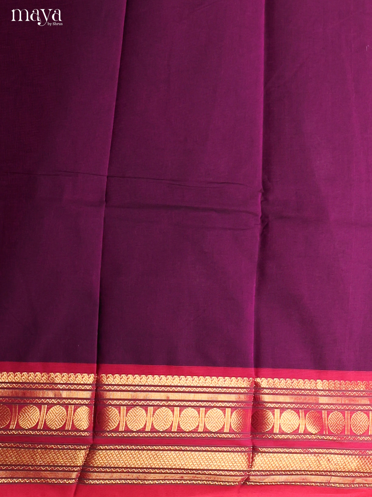 Violet & Red-chettinad top & dupatta combo