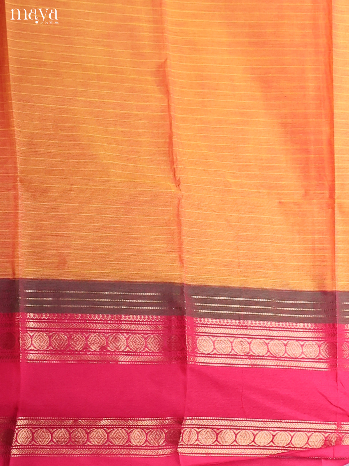 Orange & Pink -chettinad top & dupatta combo