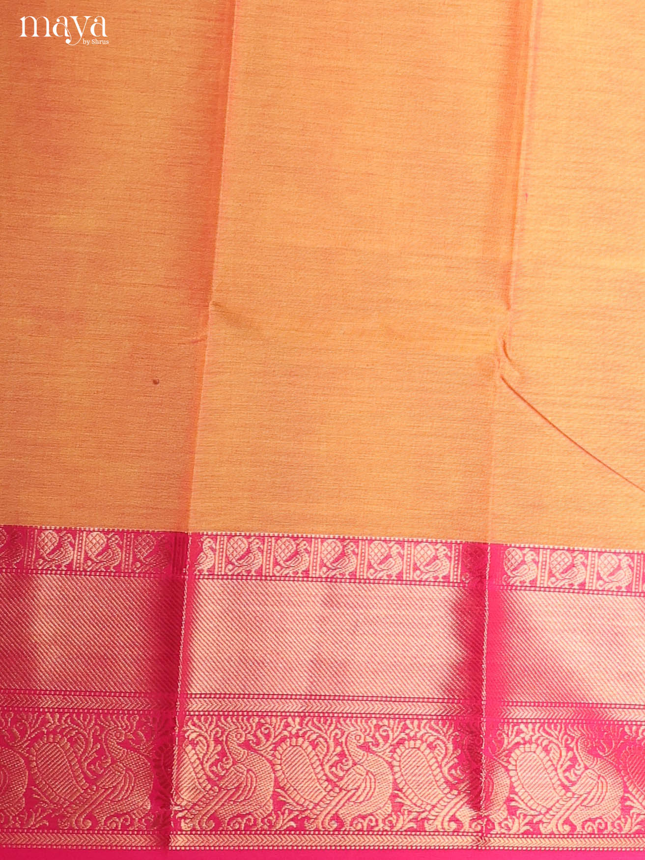 Orange & Pink-chettinad top & dupatta combo