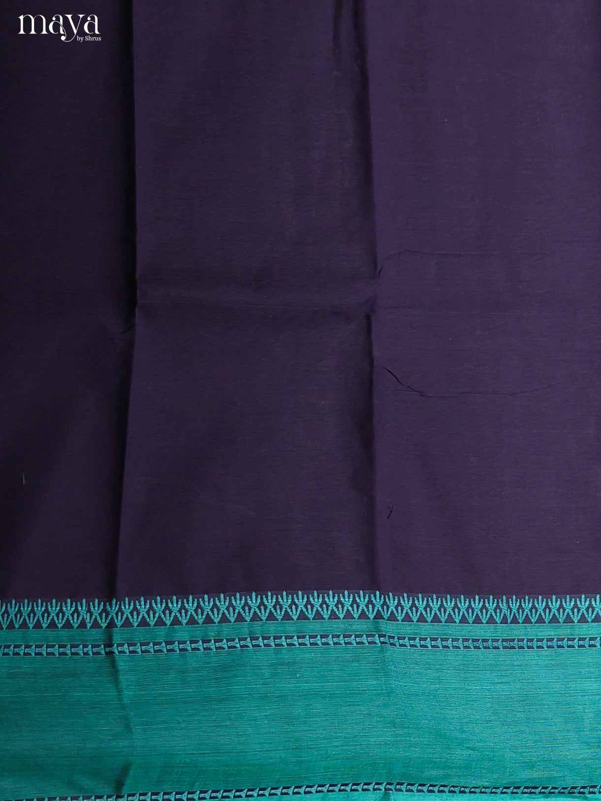 Navy Blue & Teal -chettinad top & dupatta combo