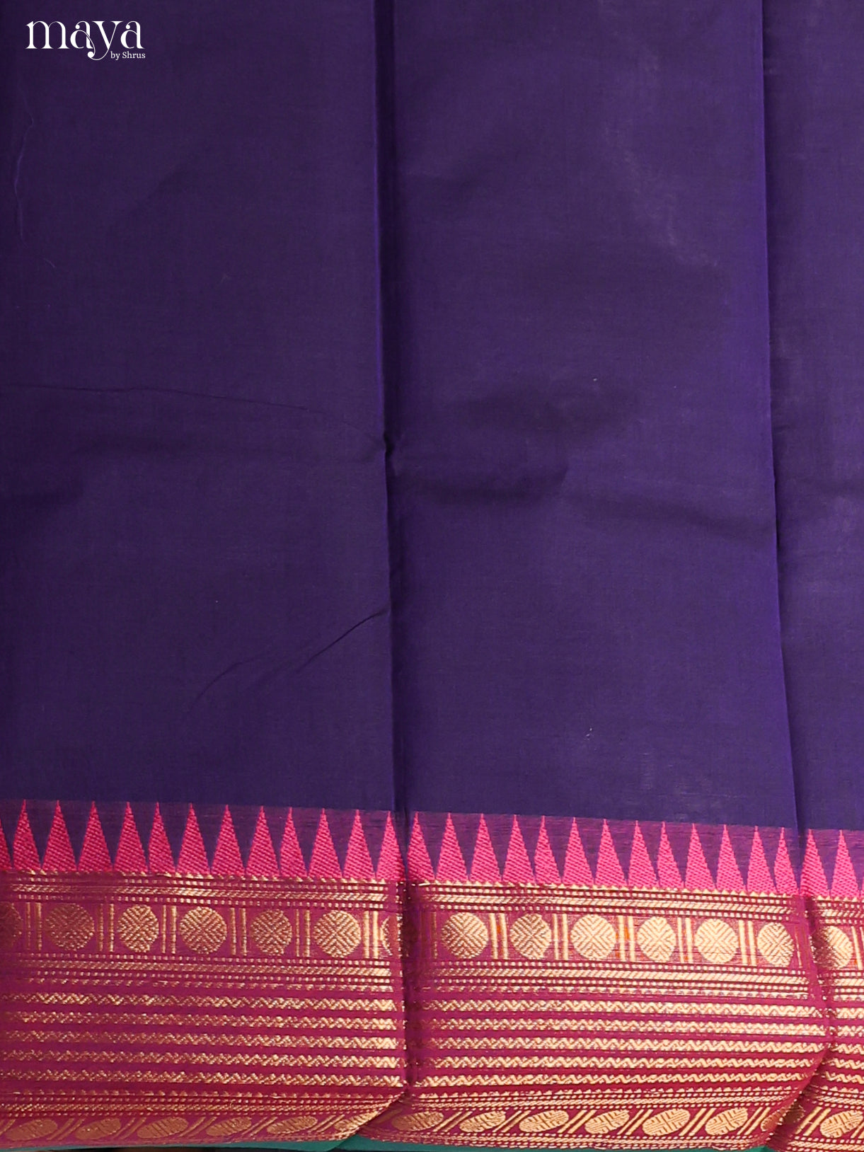 Blue & Pink -chettinad top & dupatta combo