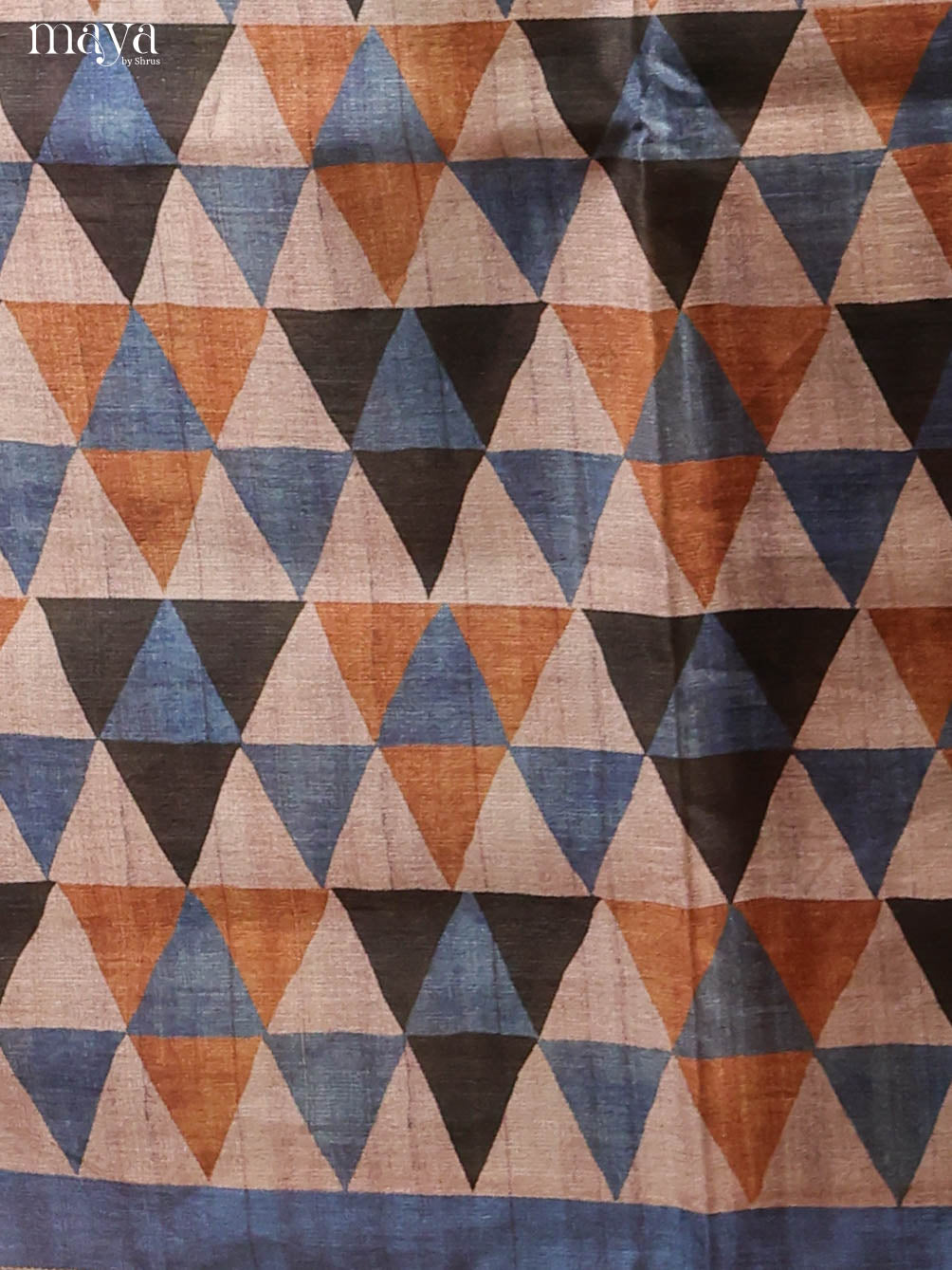 Blue & Grey -Semi Tussar Salwar Unstitch