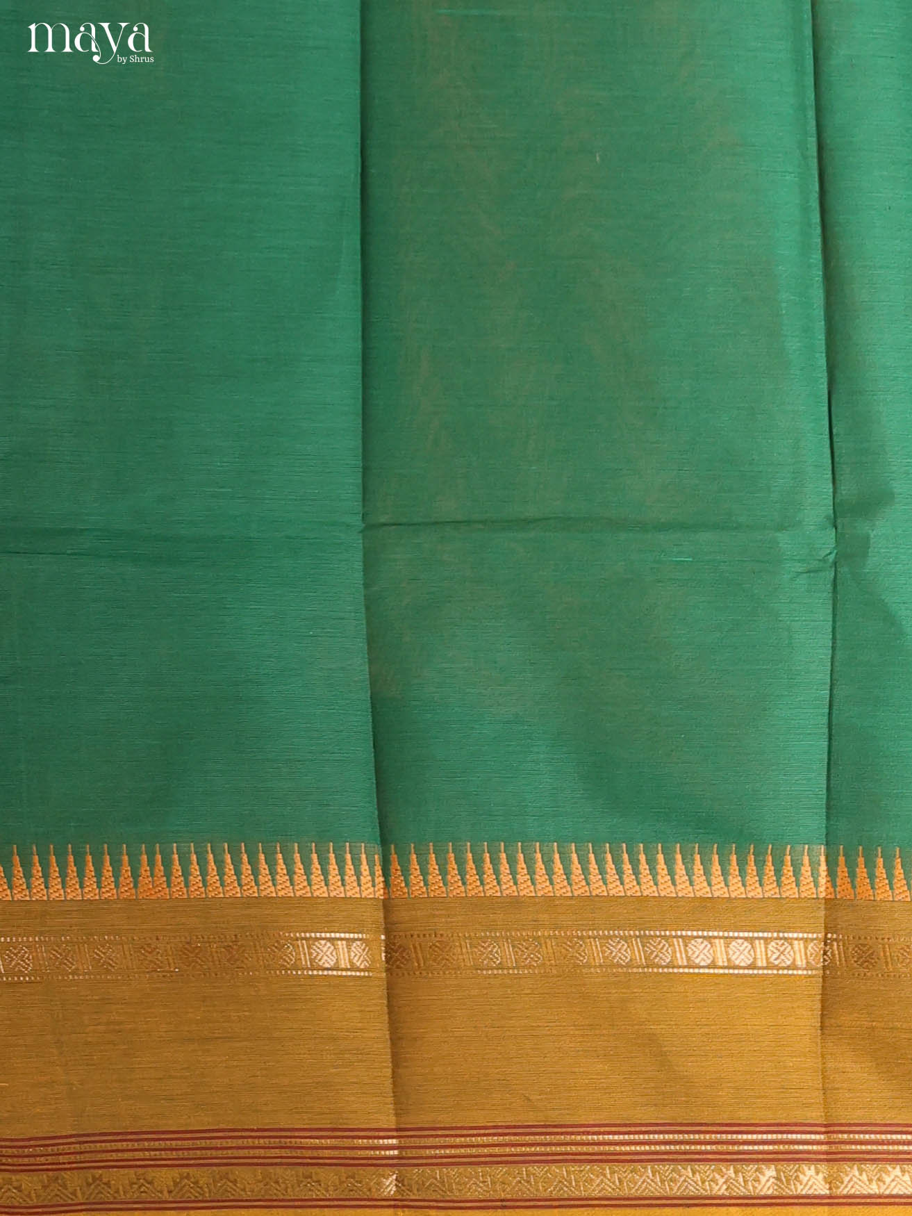 Green & Mustard-chettinad top & dupatta combo