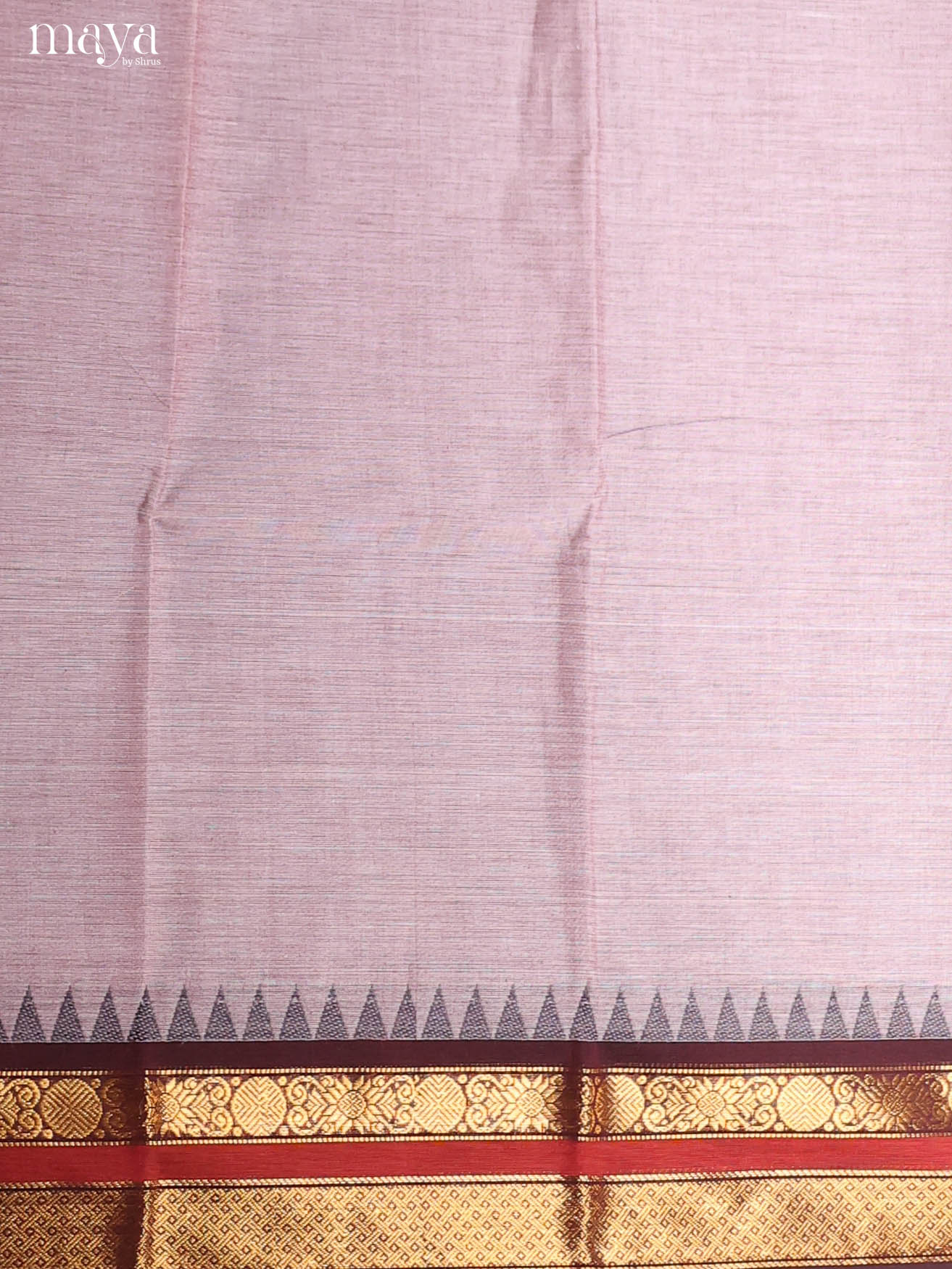 Lavender & Maroon -chettinad top & dupatta combo