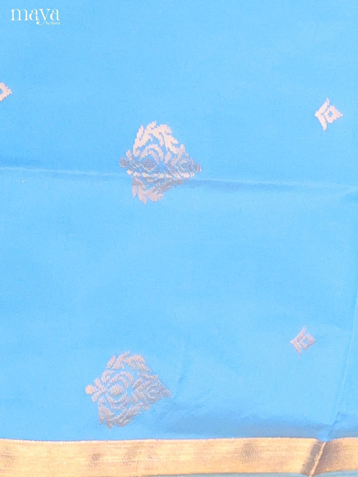 MDH26157-semi softsilk salwar Unstitch