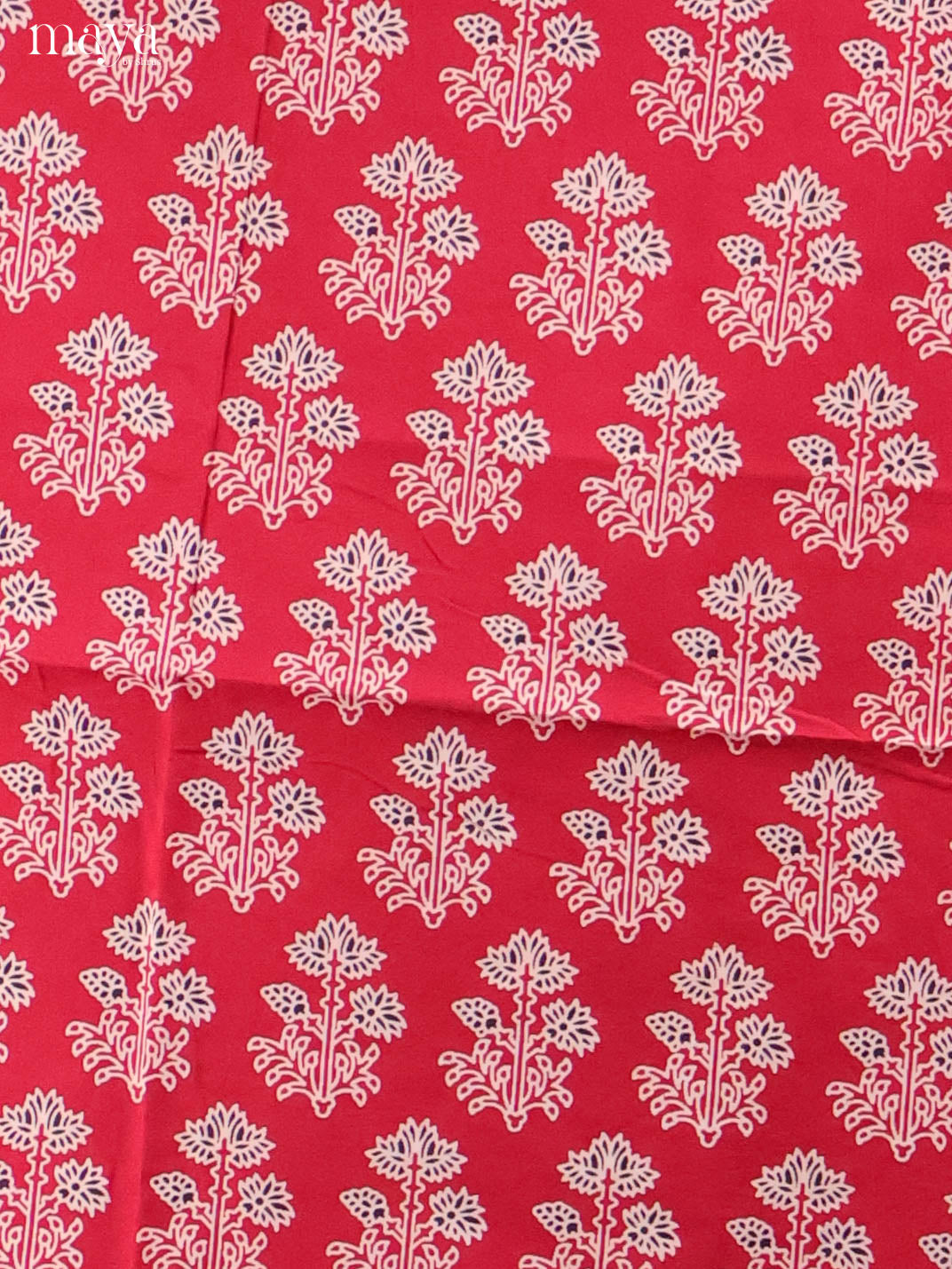 Red & Black -Ajrakh Salwar Unstitch