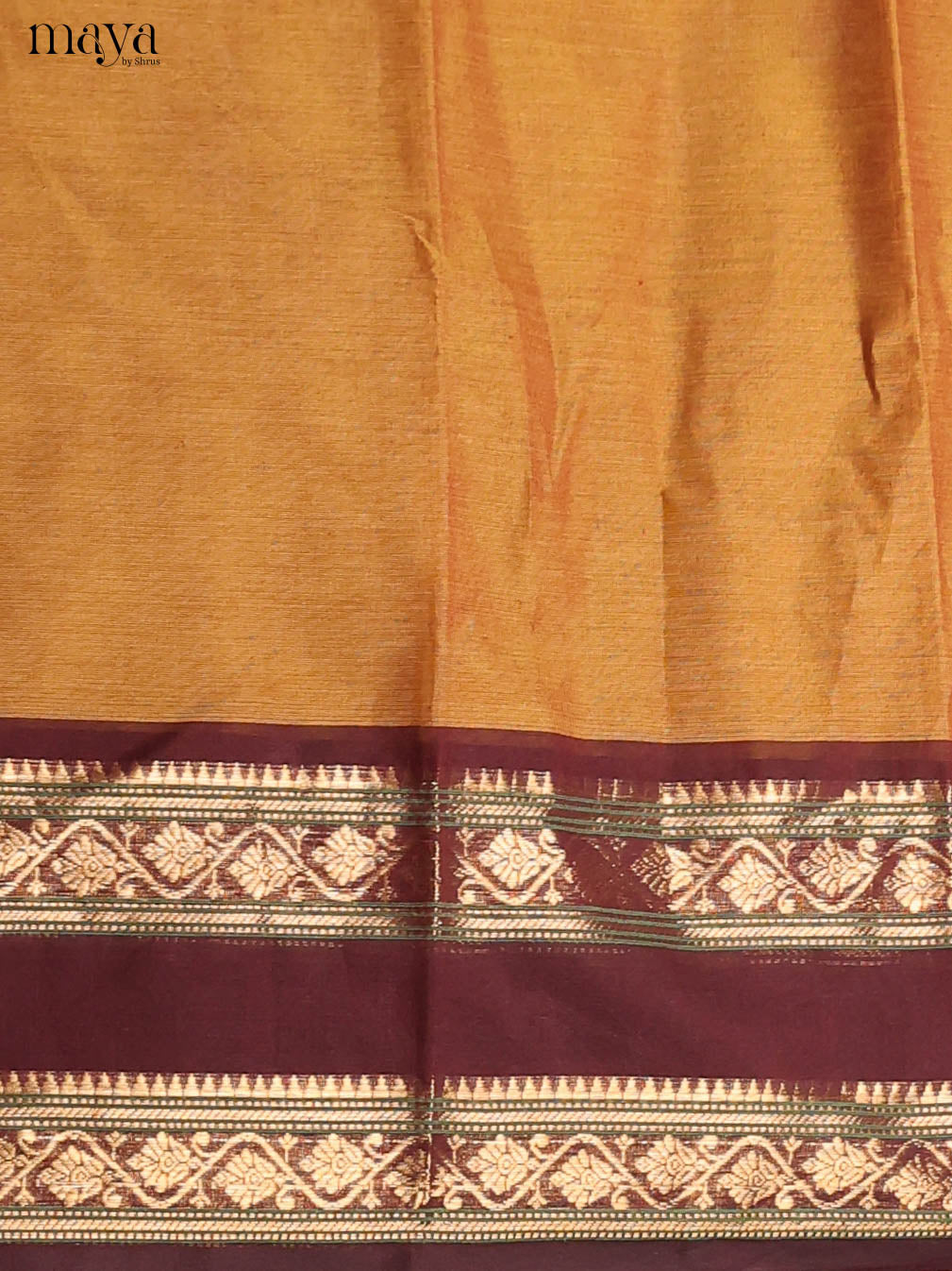 Mustard & Maroon -chettinad top & dupatta combo