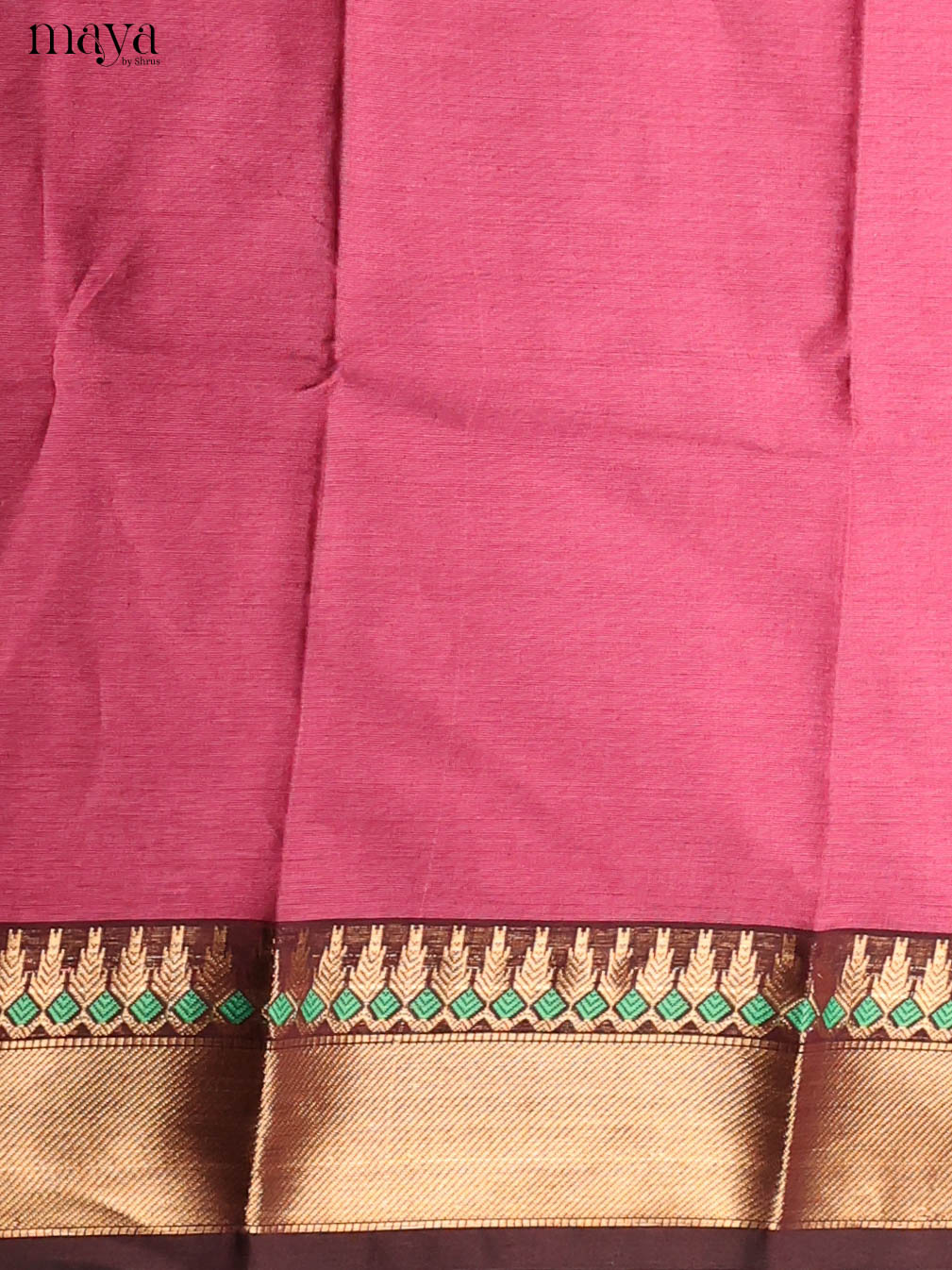Reddish Pink & Maroon -chettinad top & dupatta combo