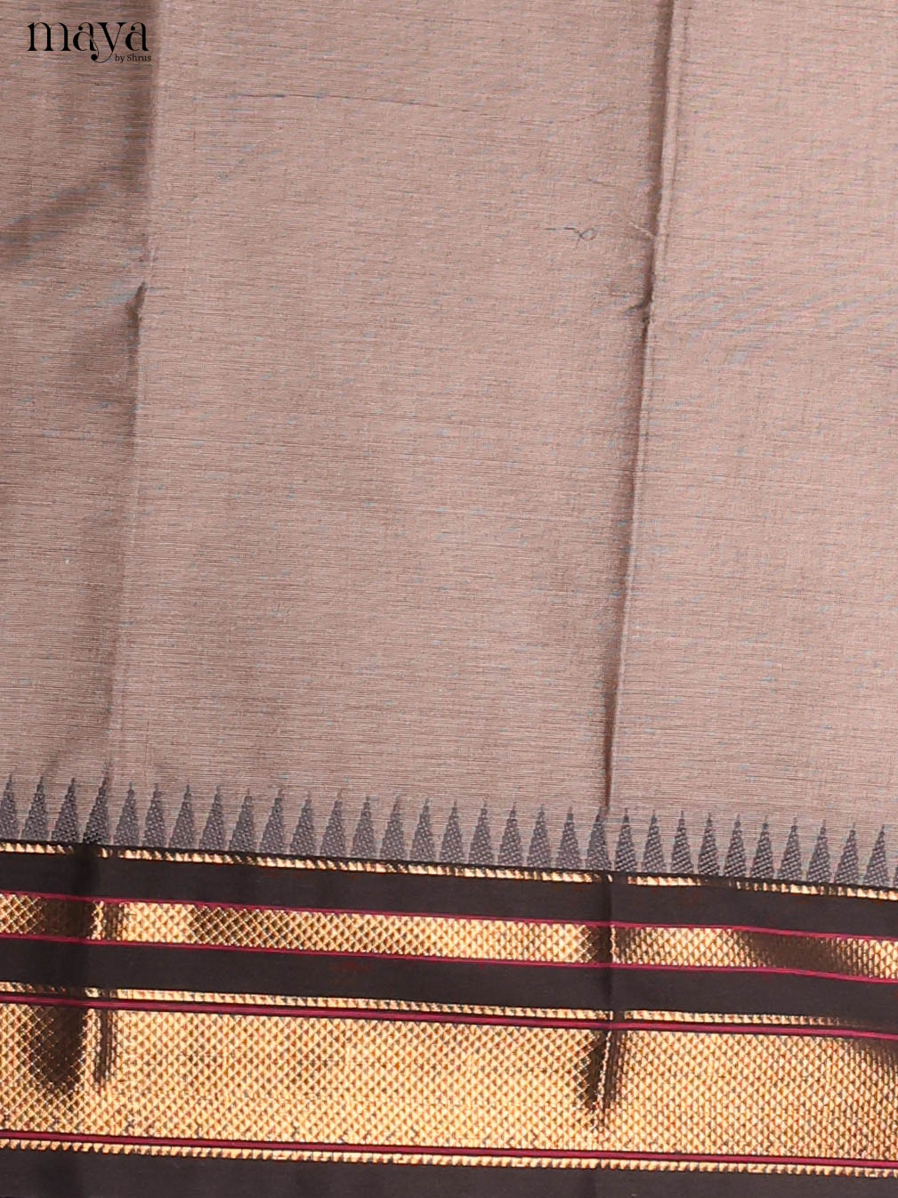 Grey & Black-chettinad top & dupatta combo