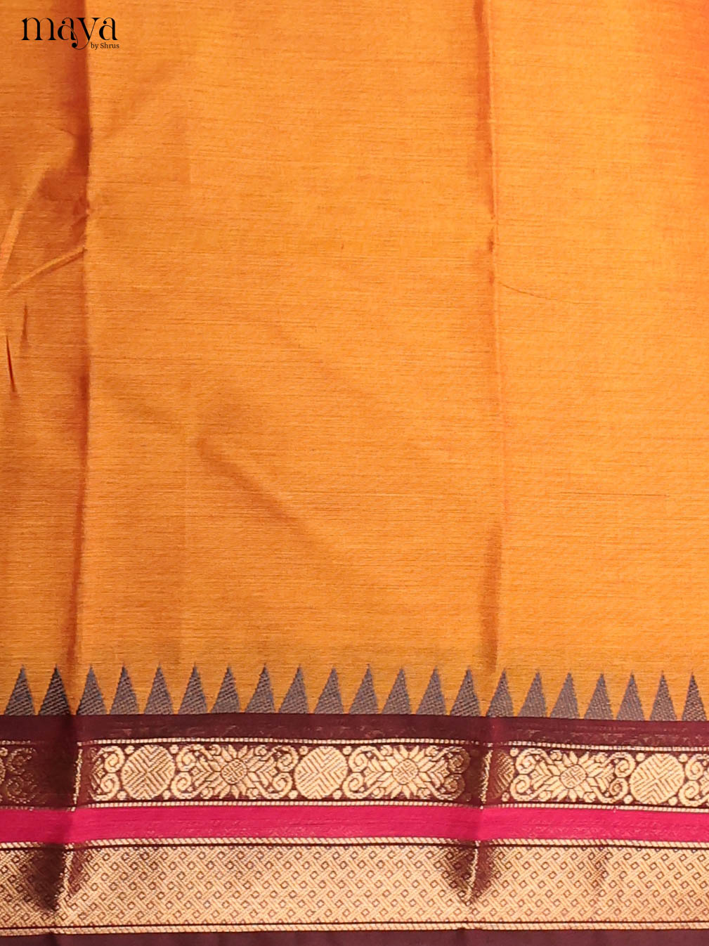 Mustard & Maroon-chettinad top & dupatta combo