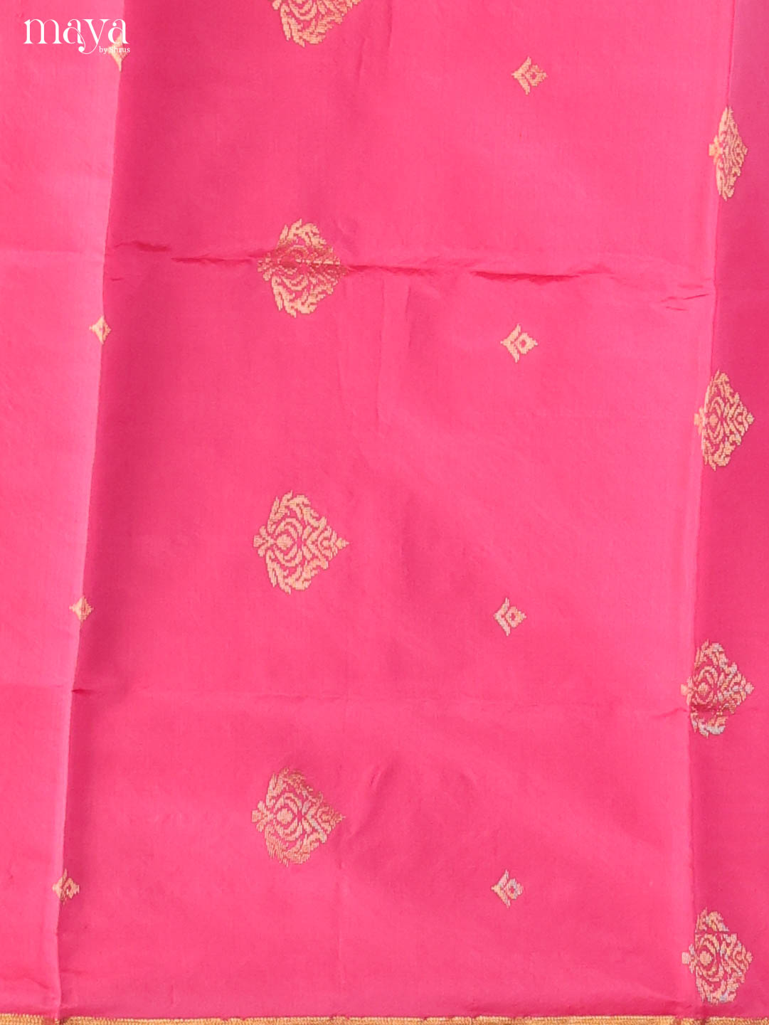 Pink & Blue -semi softsilk salwar Unstitch