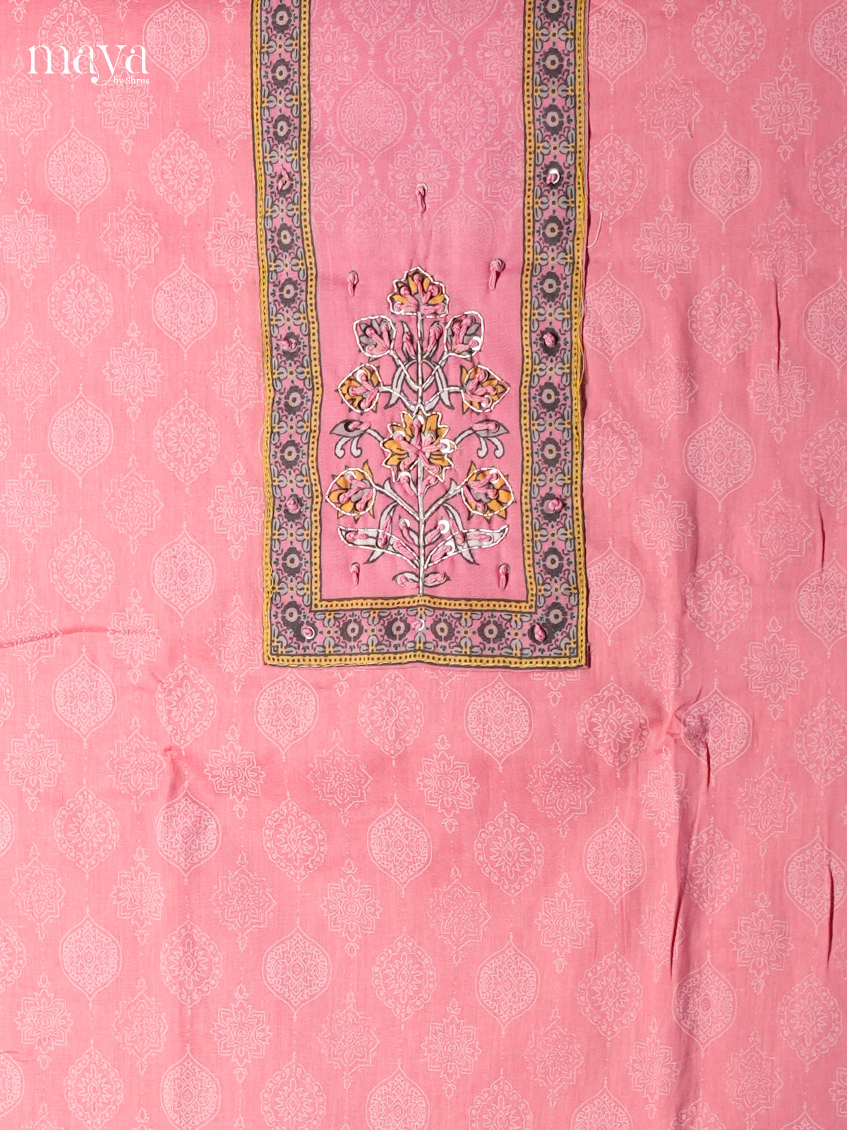 Pink & White - Cotton salwar