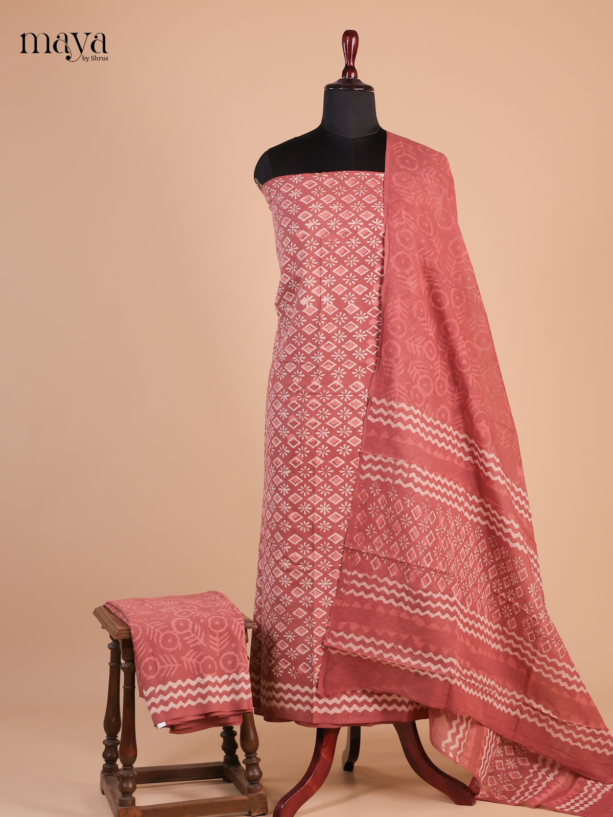 Brown - Cotton salwar