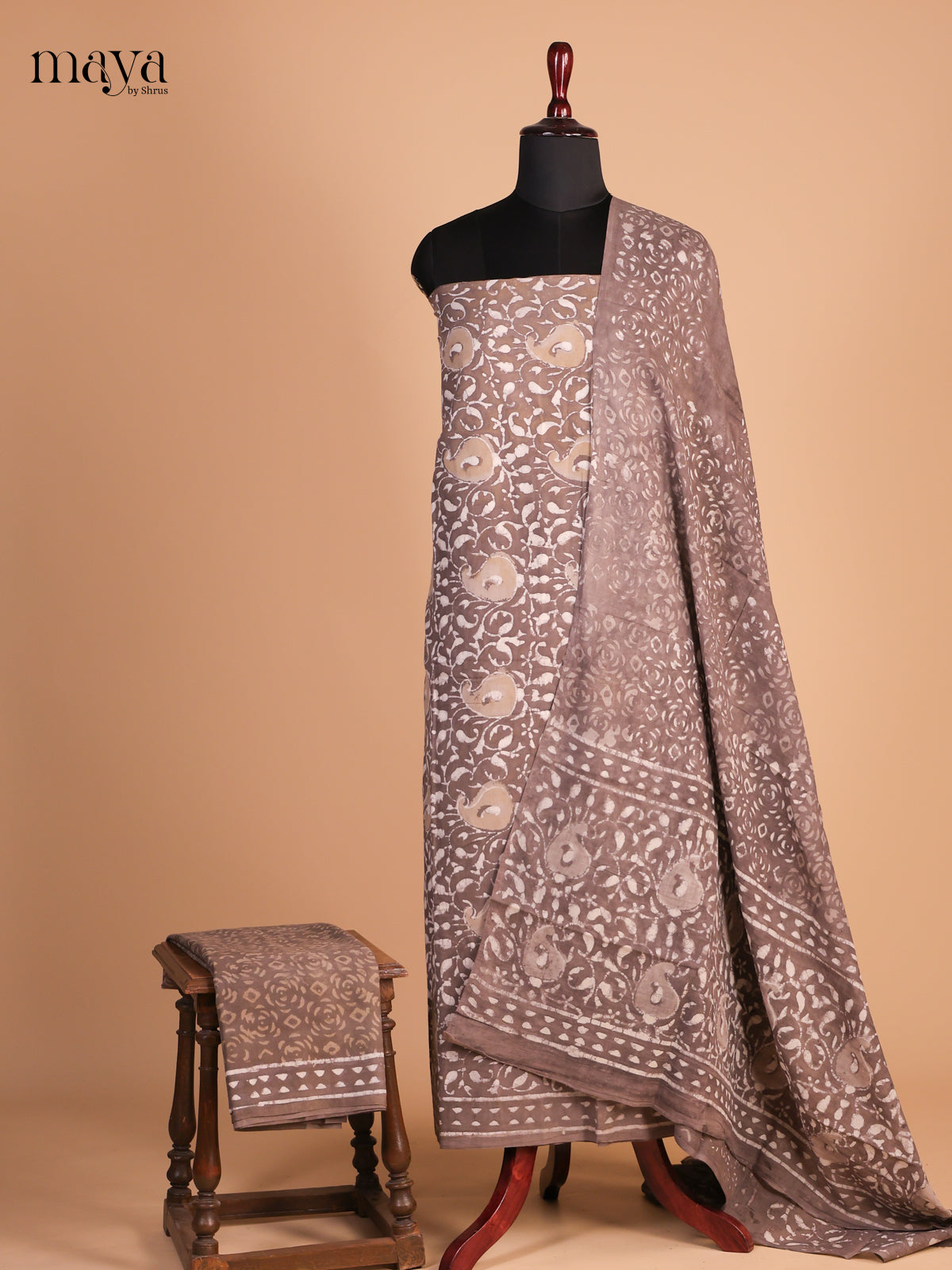 Grey - Cotton salwar