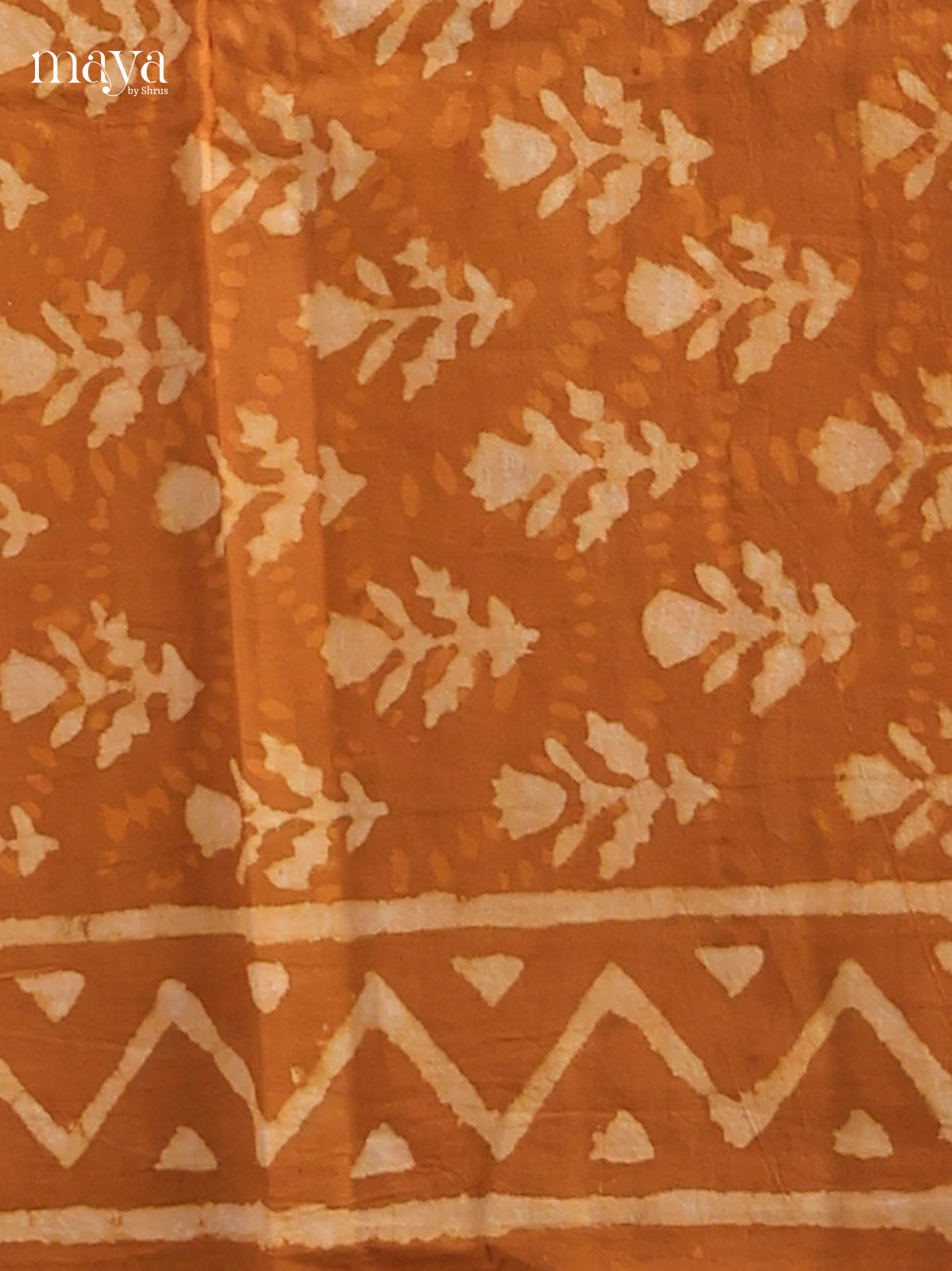 Orange - Cotton salwar