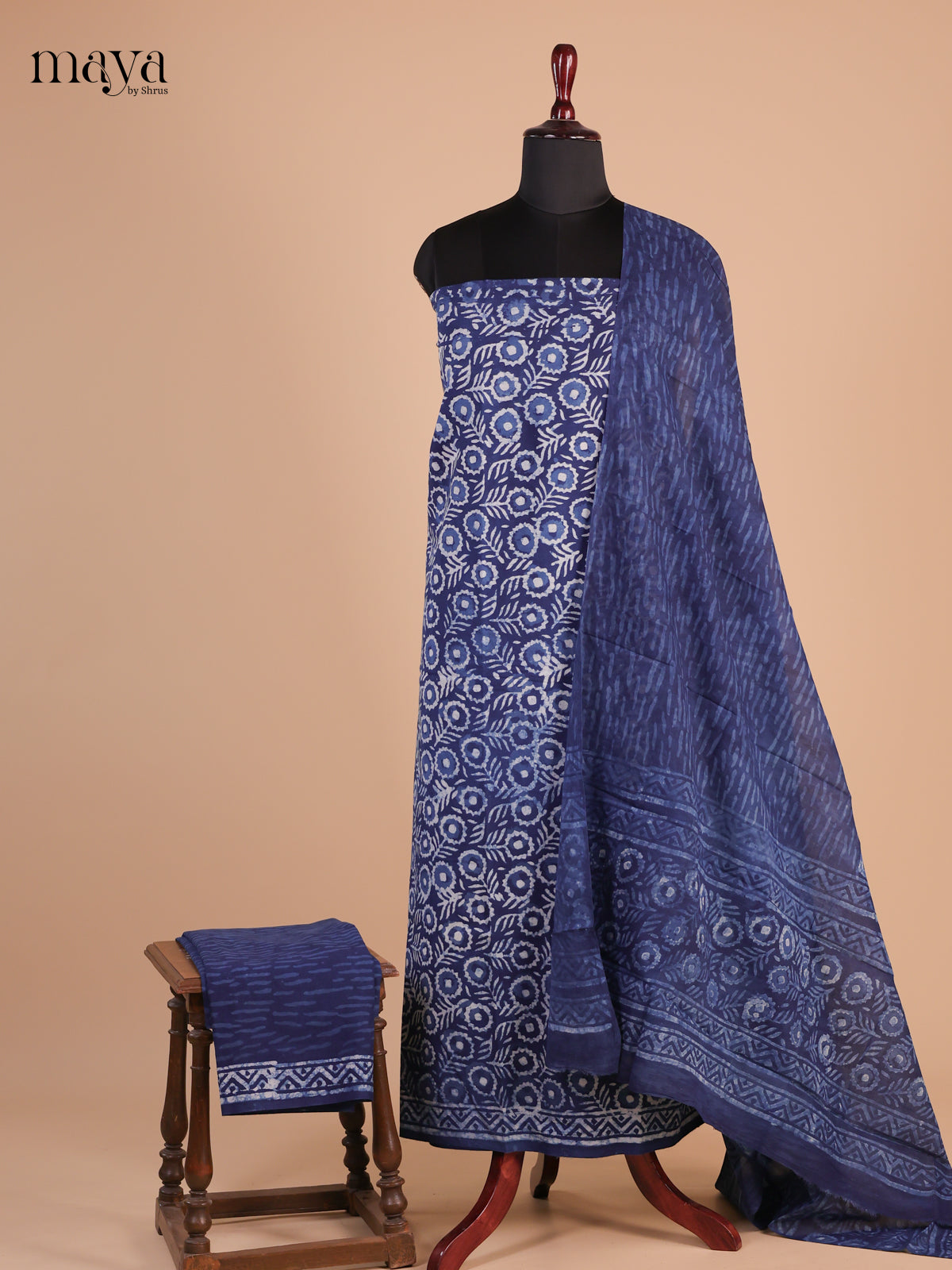 Blue - Cotton salwar