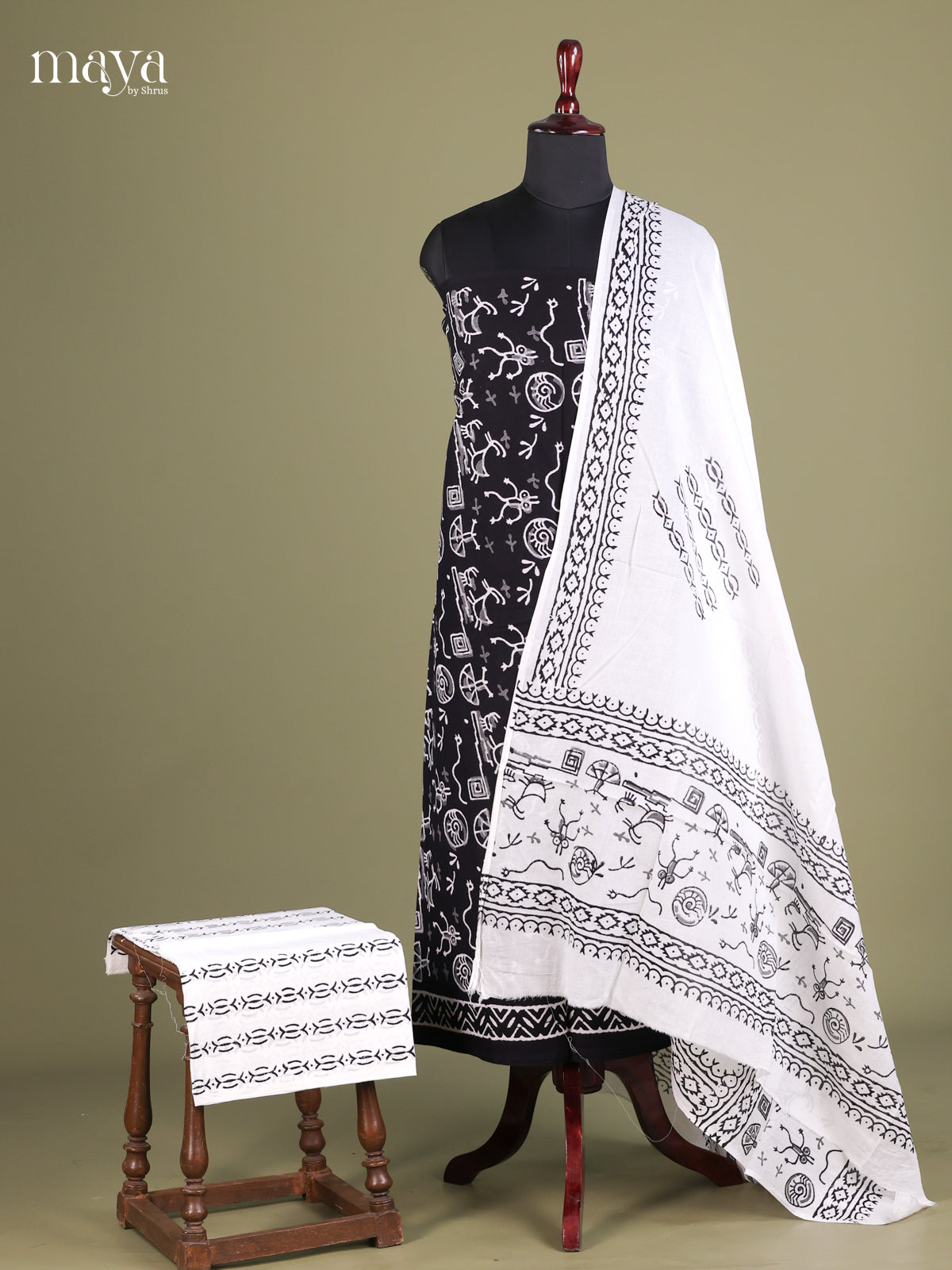Black & White - Cotton salwar