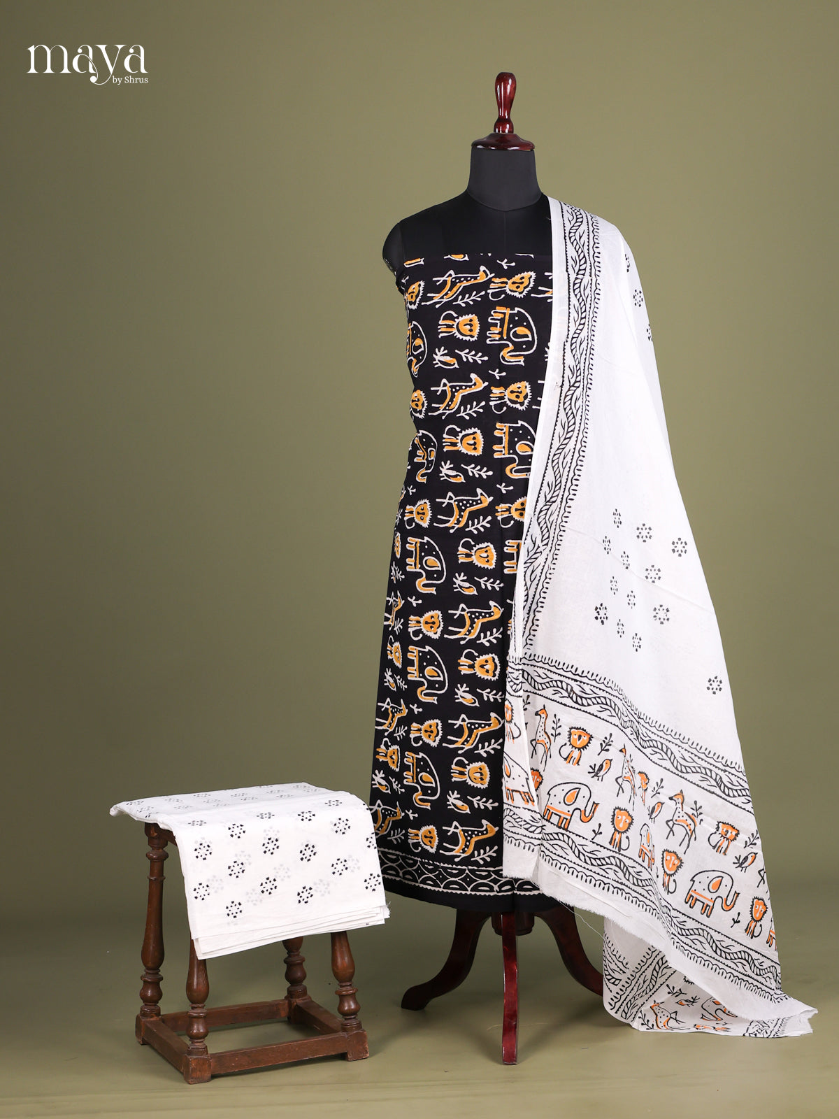 Black & White - Cotton salwar
