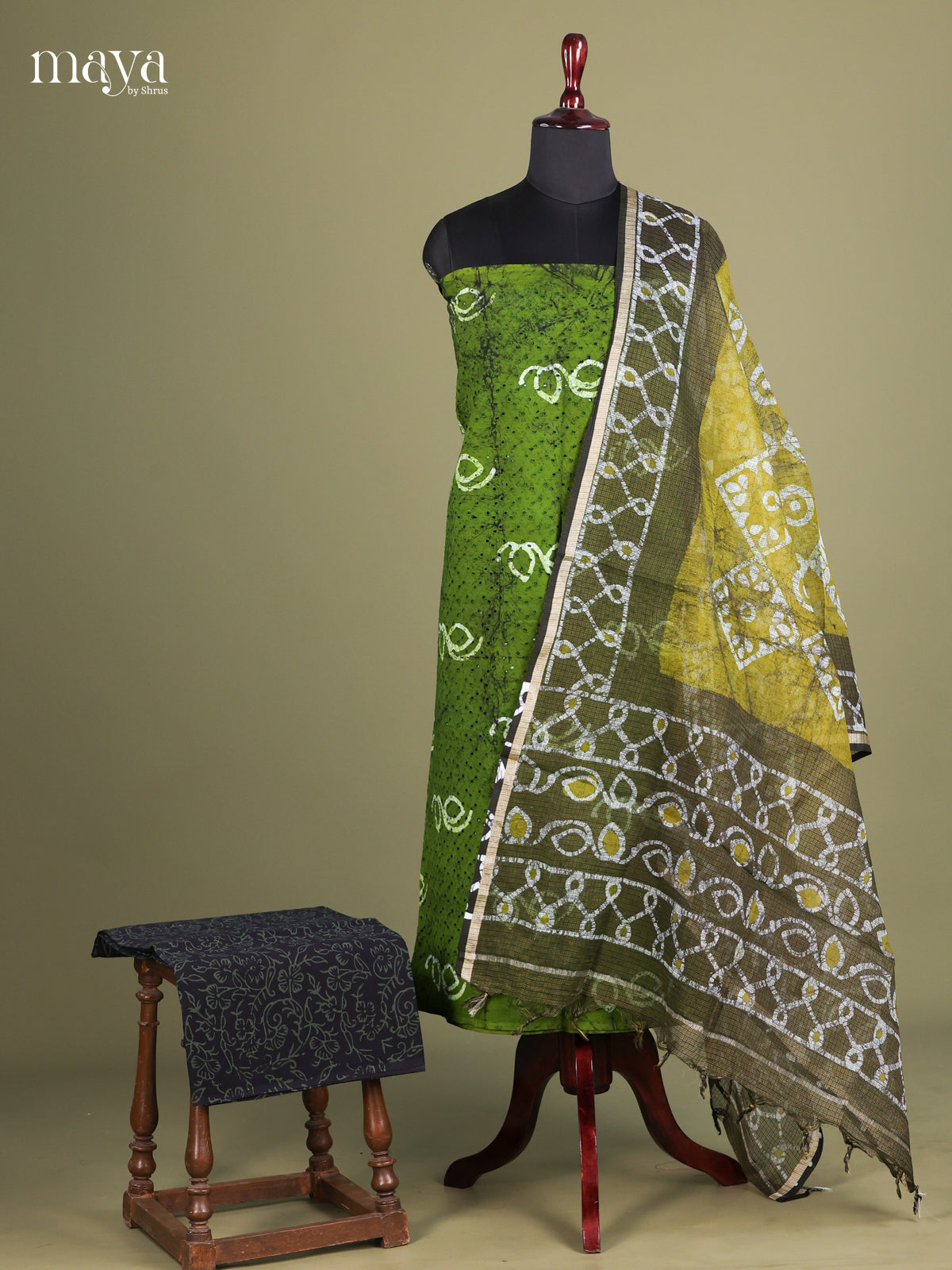 Green & Blue - Cotton salwar