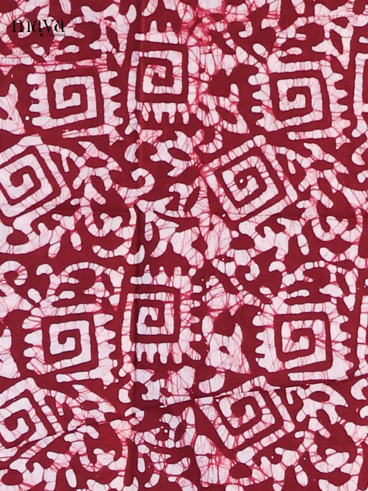 Maroon & White -Cotton salwar