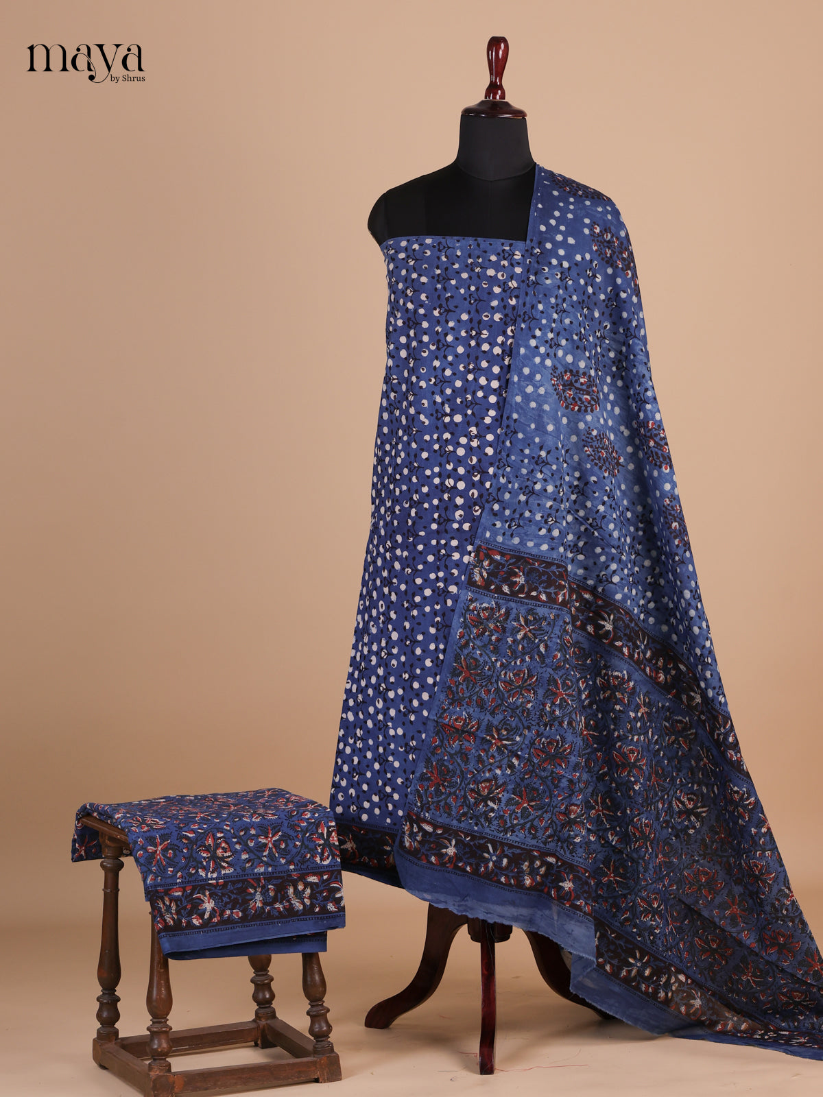 Blue - Cotton salwar