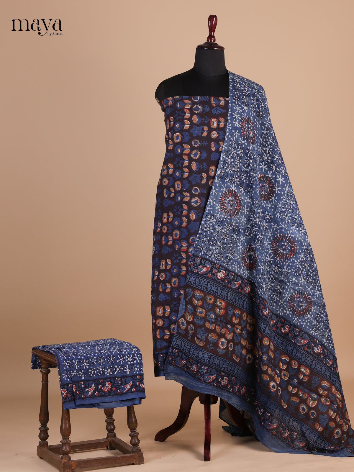 Blue - Cotton salwar