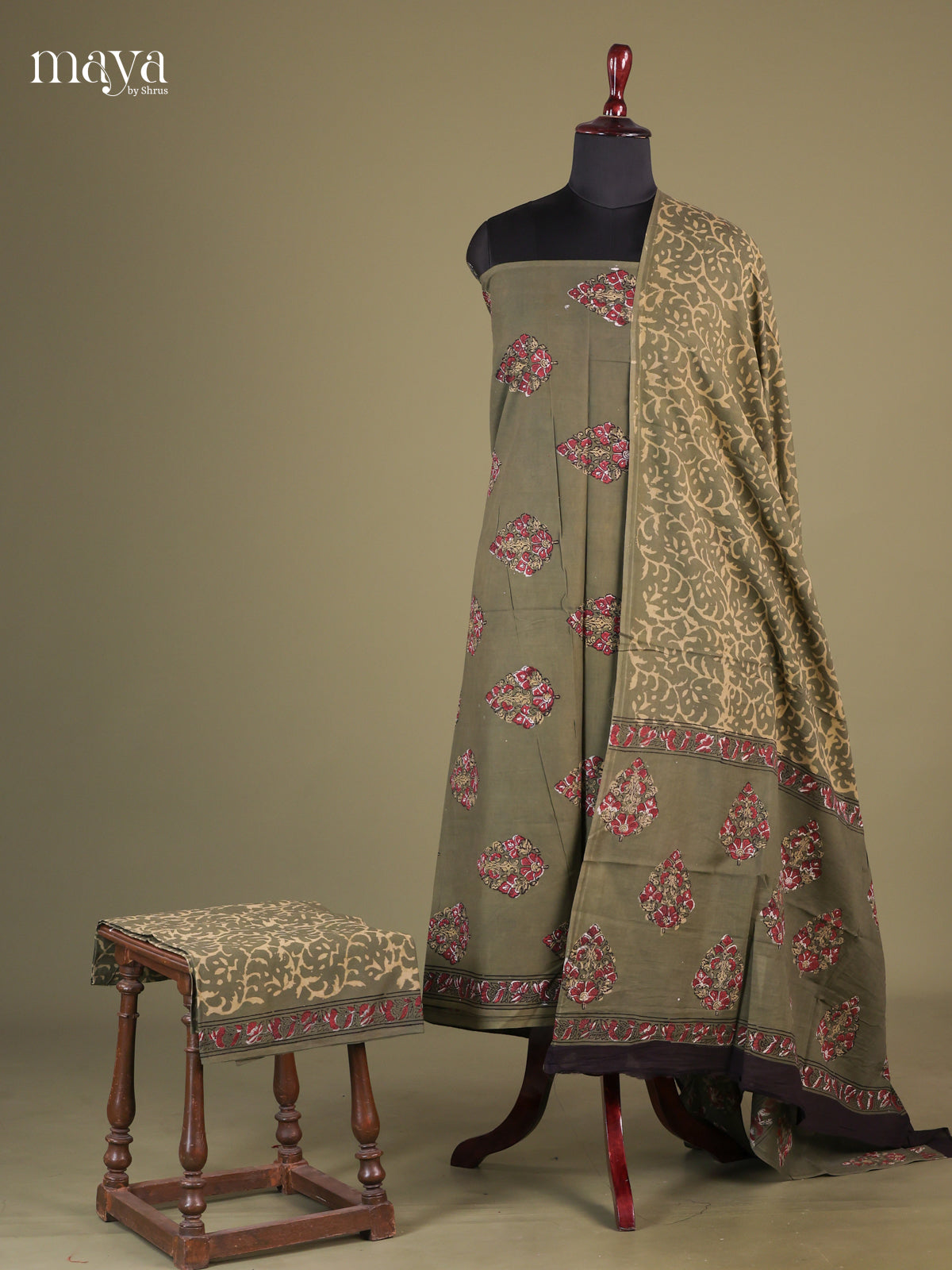 Grey Green - Cotton salwar