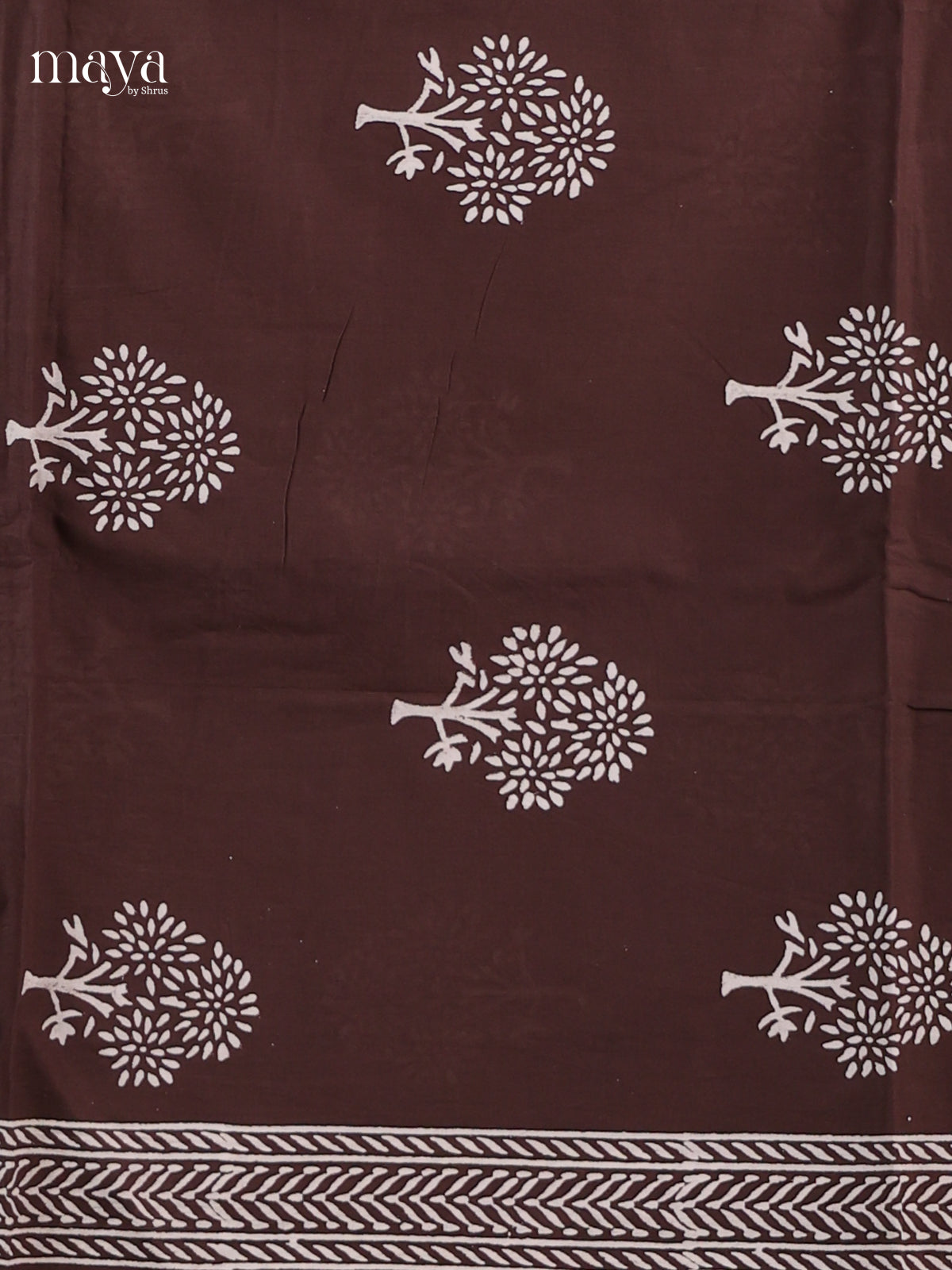 Brown - Cotton salwar unstitched - Shop on Shrus.com