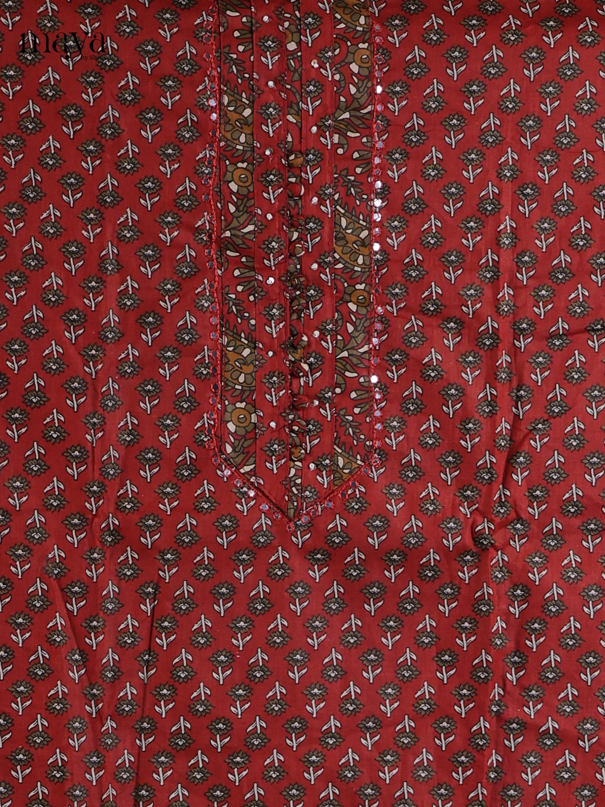 Red - Cotton salwar