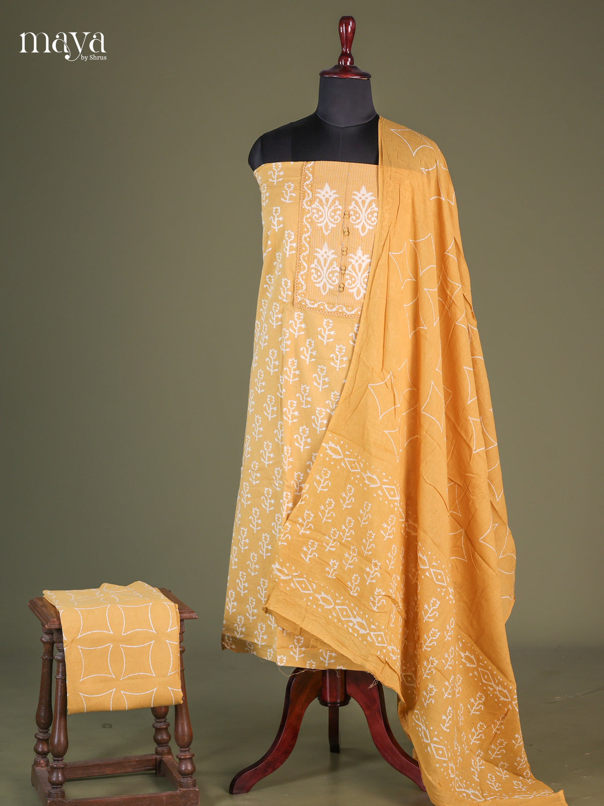 Mustard - Cotton salwar