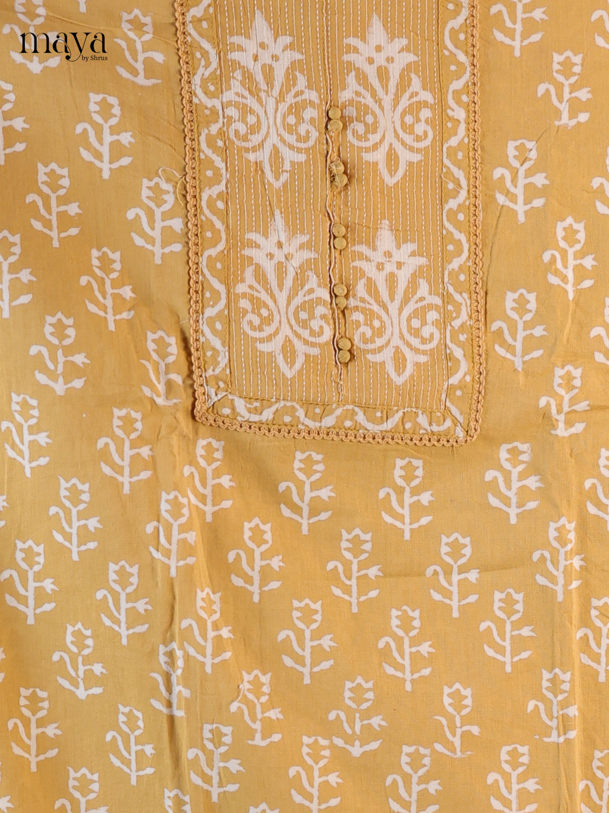 Mustard - Cotton salwar