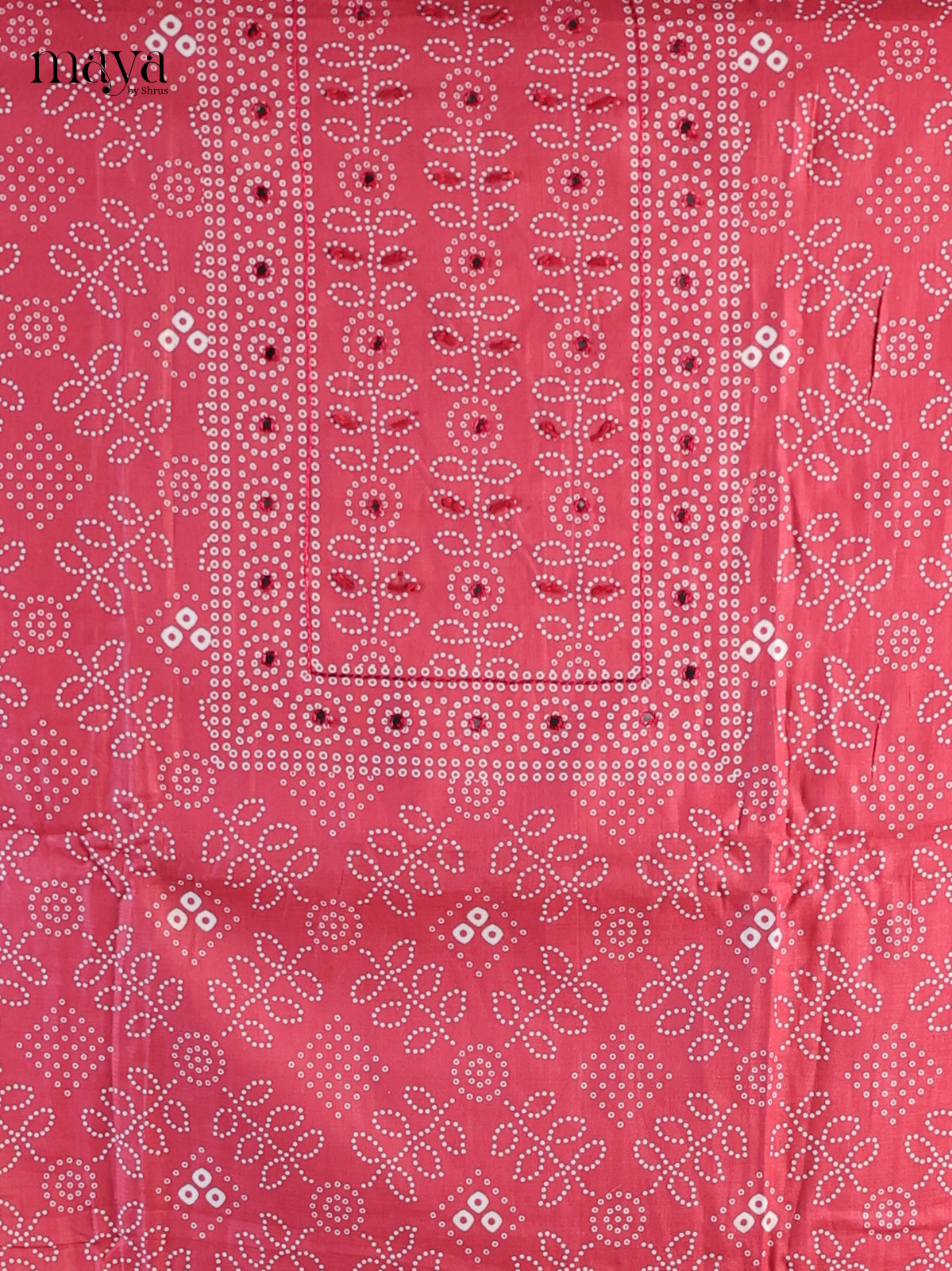 Pink - Cotton salwar Unstitched