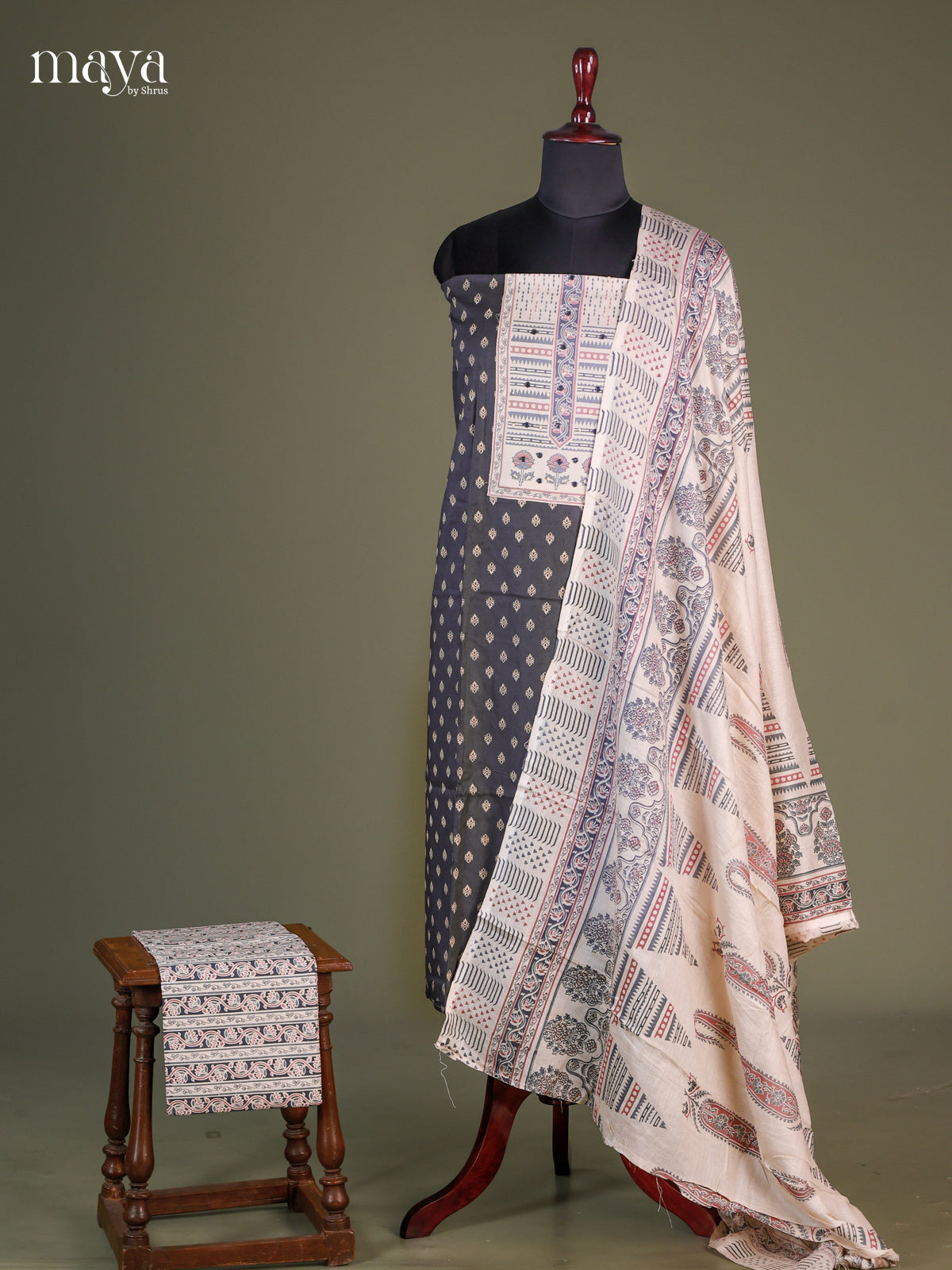 MEG13354 - Cotton salwar Unstitched