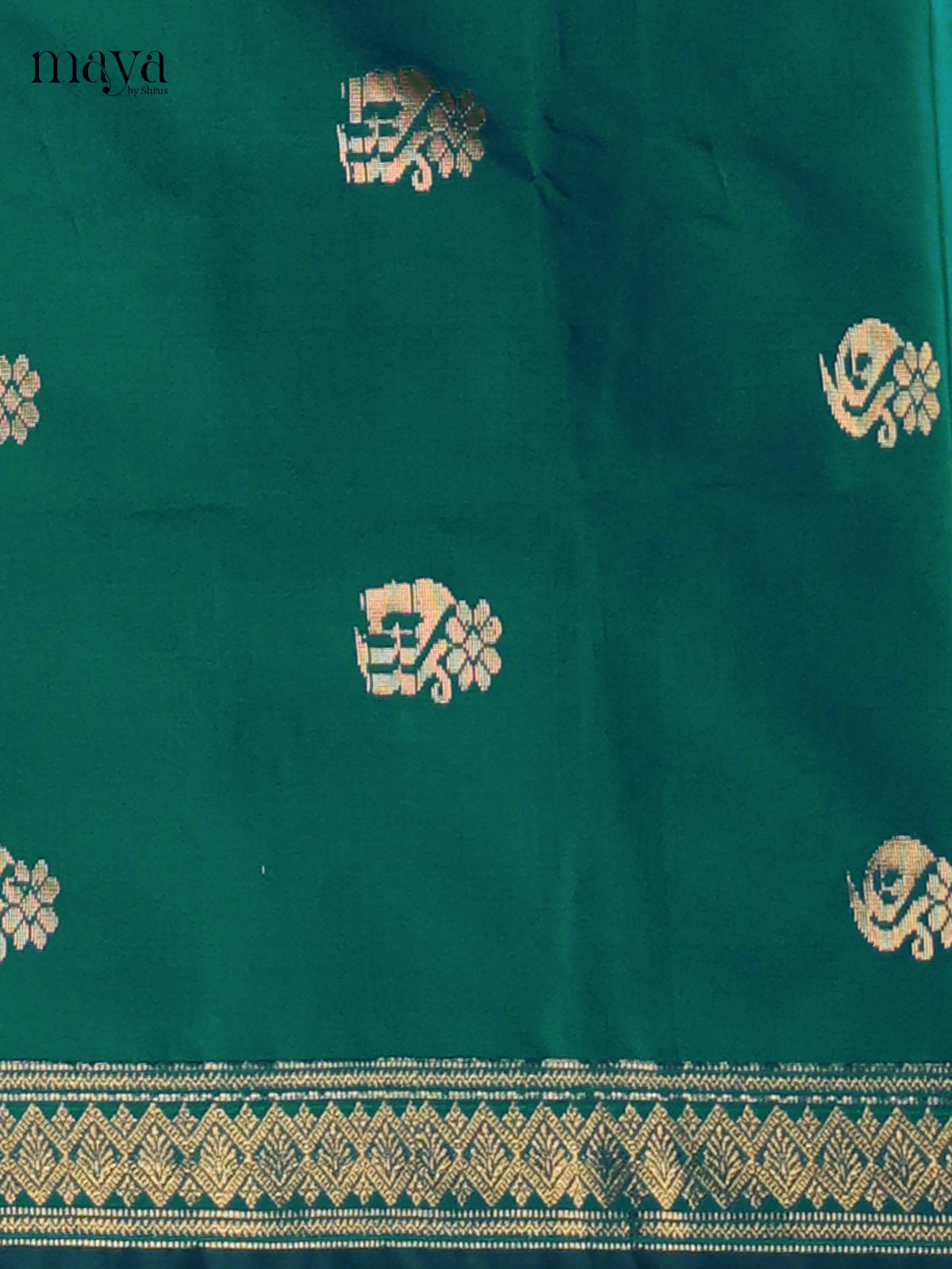 Classy Green semi softsilk salwar unstitched with orange dupatta