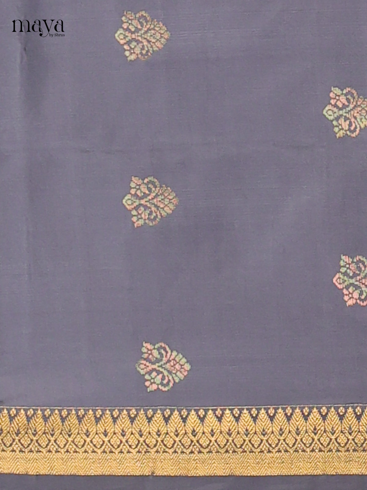 Charming Lilac semi softsilk salwar Unstitched with Brick dupatta