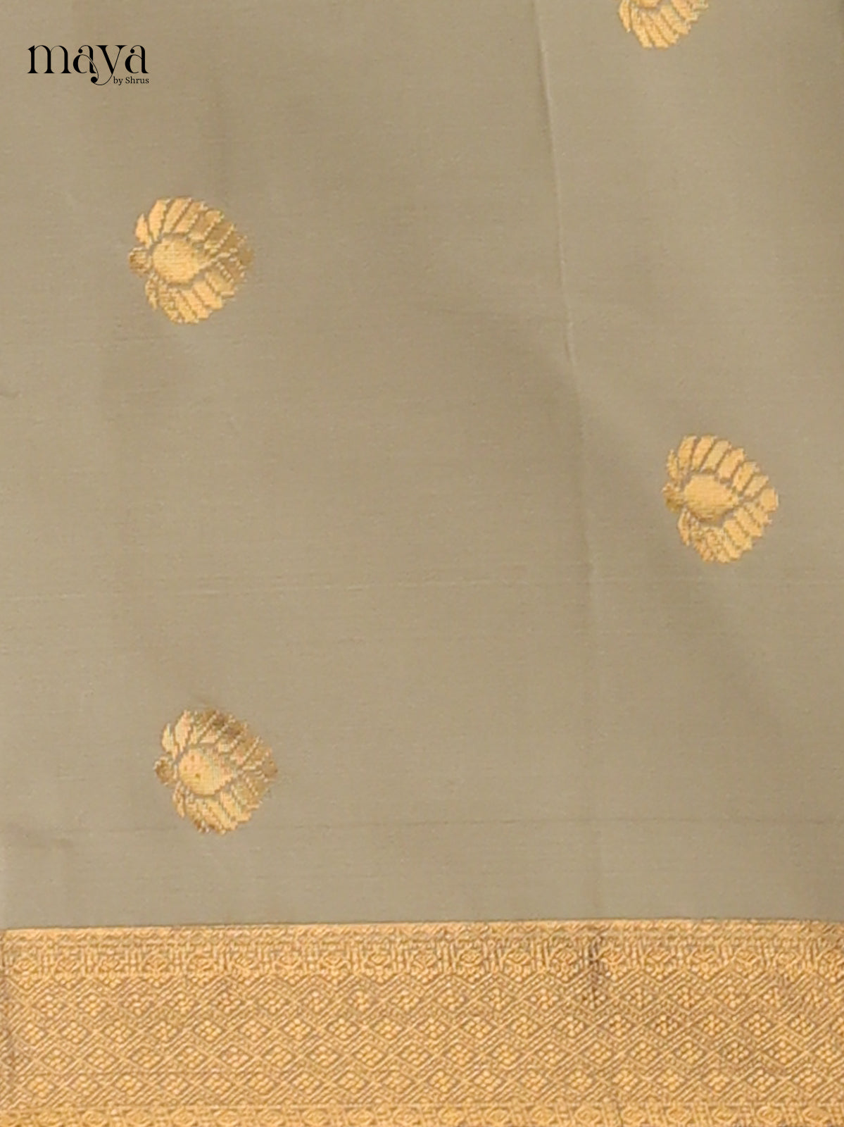 Elegant Grey semi softsilk salwar Unstitched with Black Dupatta